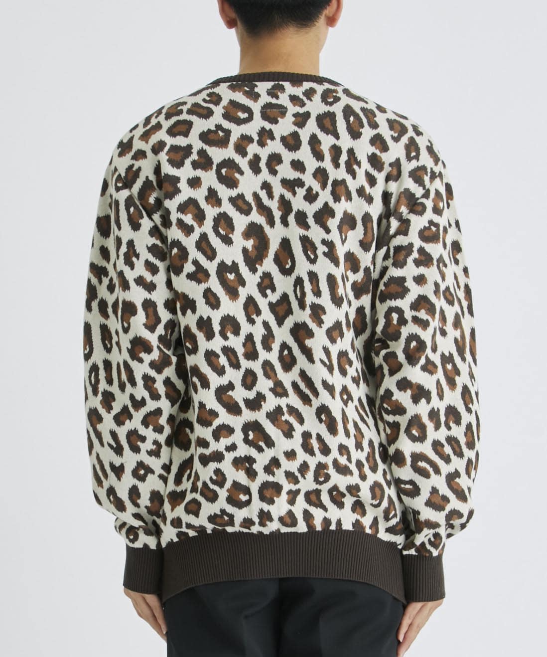 LEOPARD JACQUARD CARDIGAN｜WACKO MARIA