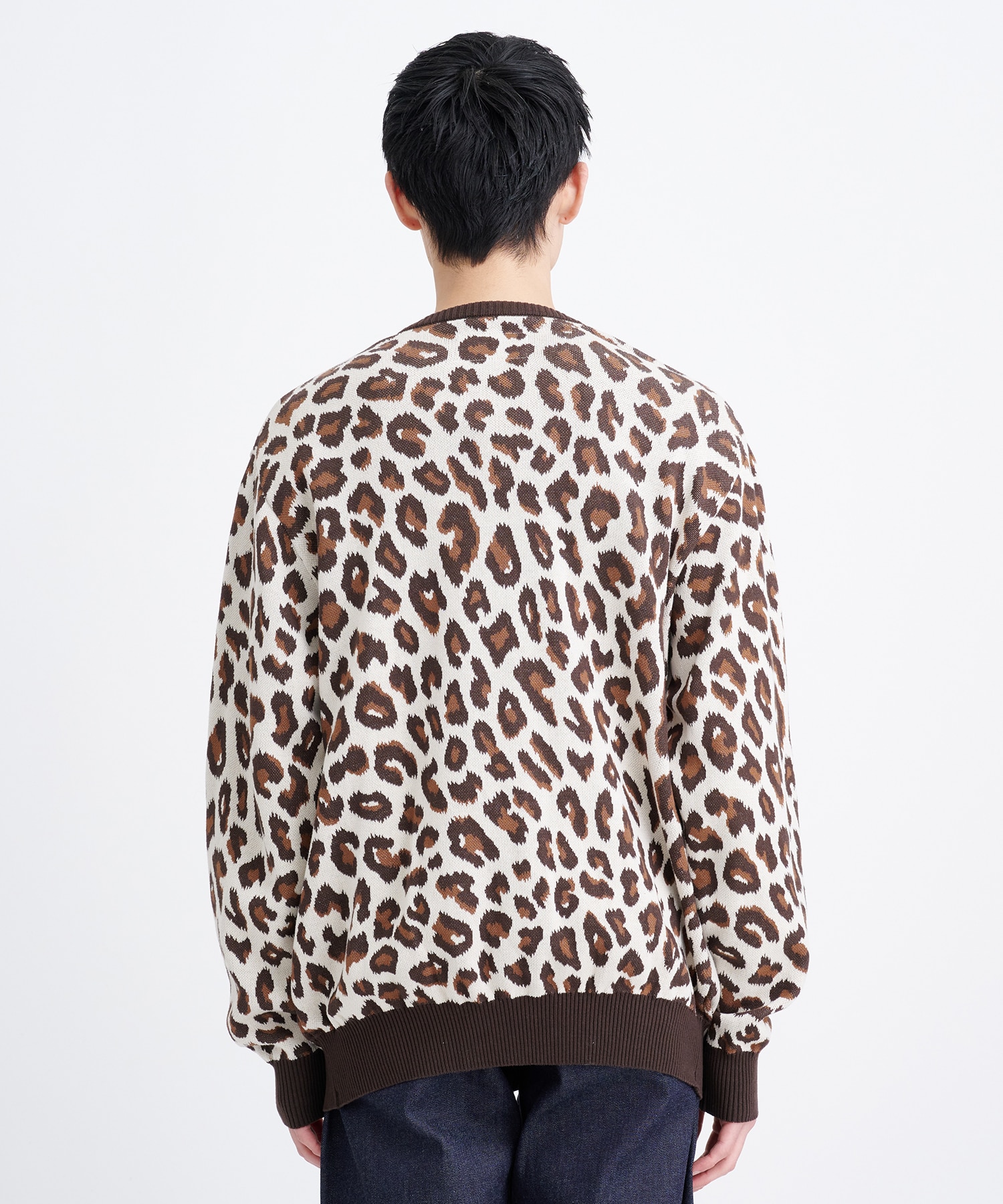 LEOPARD JACQUARD CARDIGAN｜WACKO MARIA