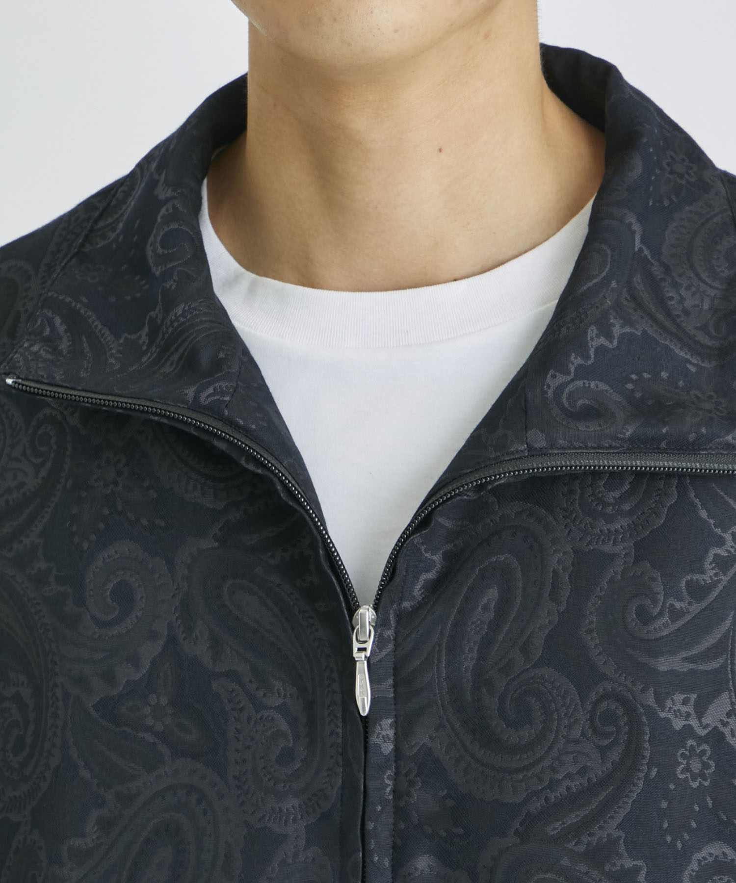 Track jacket - Paisley jacquard