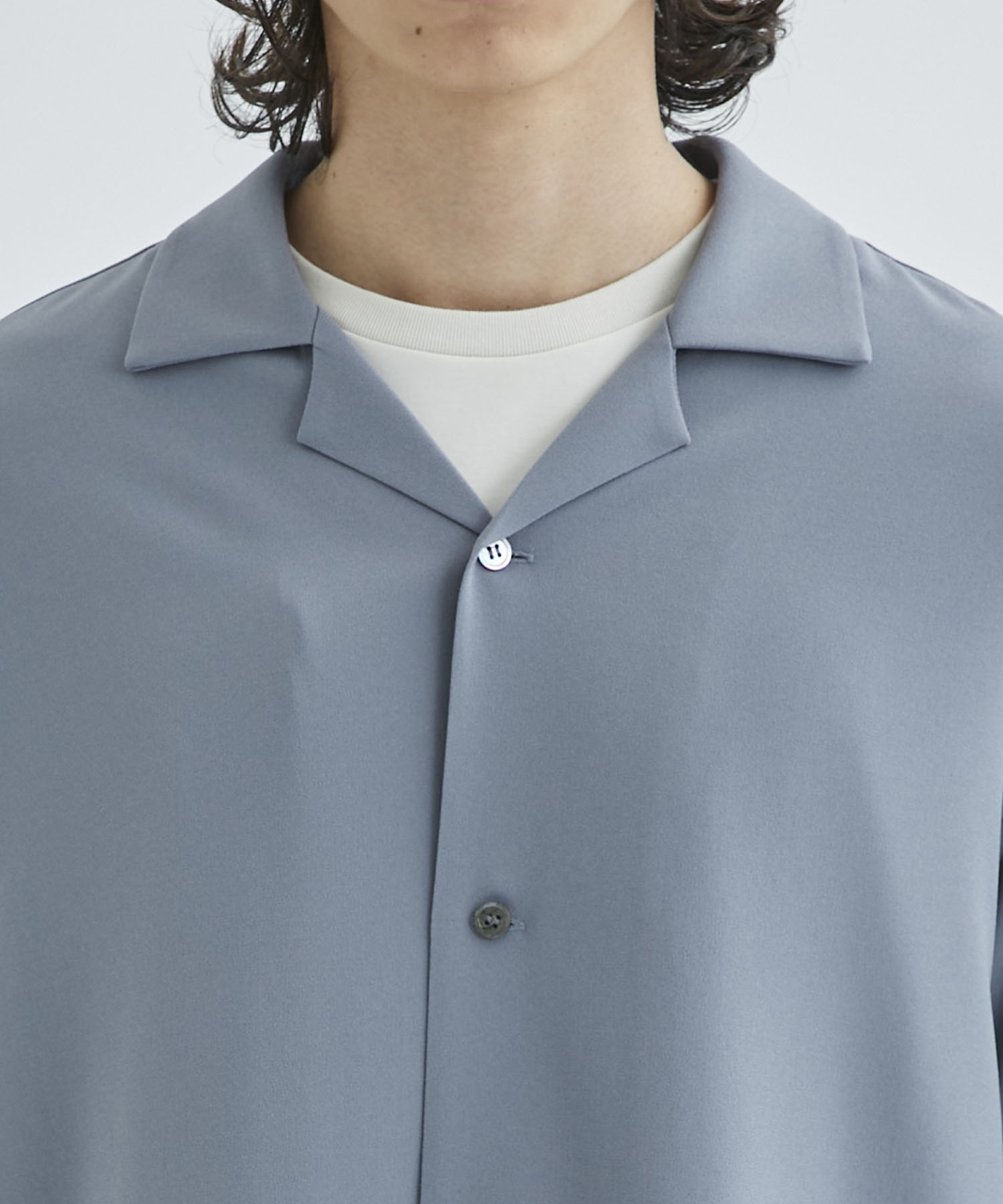ジョーゼットオープンカラーシャツS/S STUDIOUS
