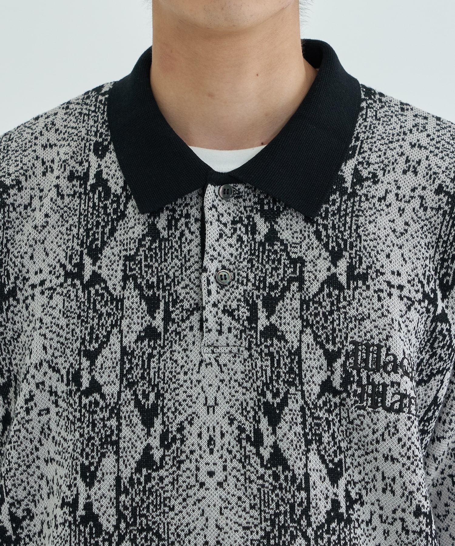 PYTHON KNIT POLO SHIRT