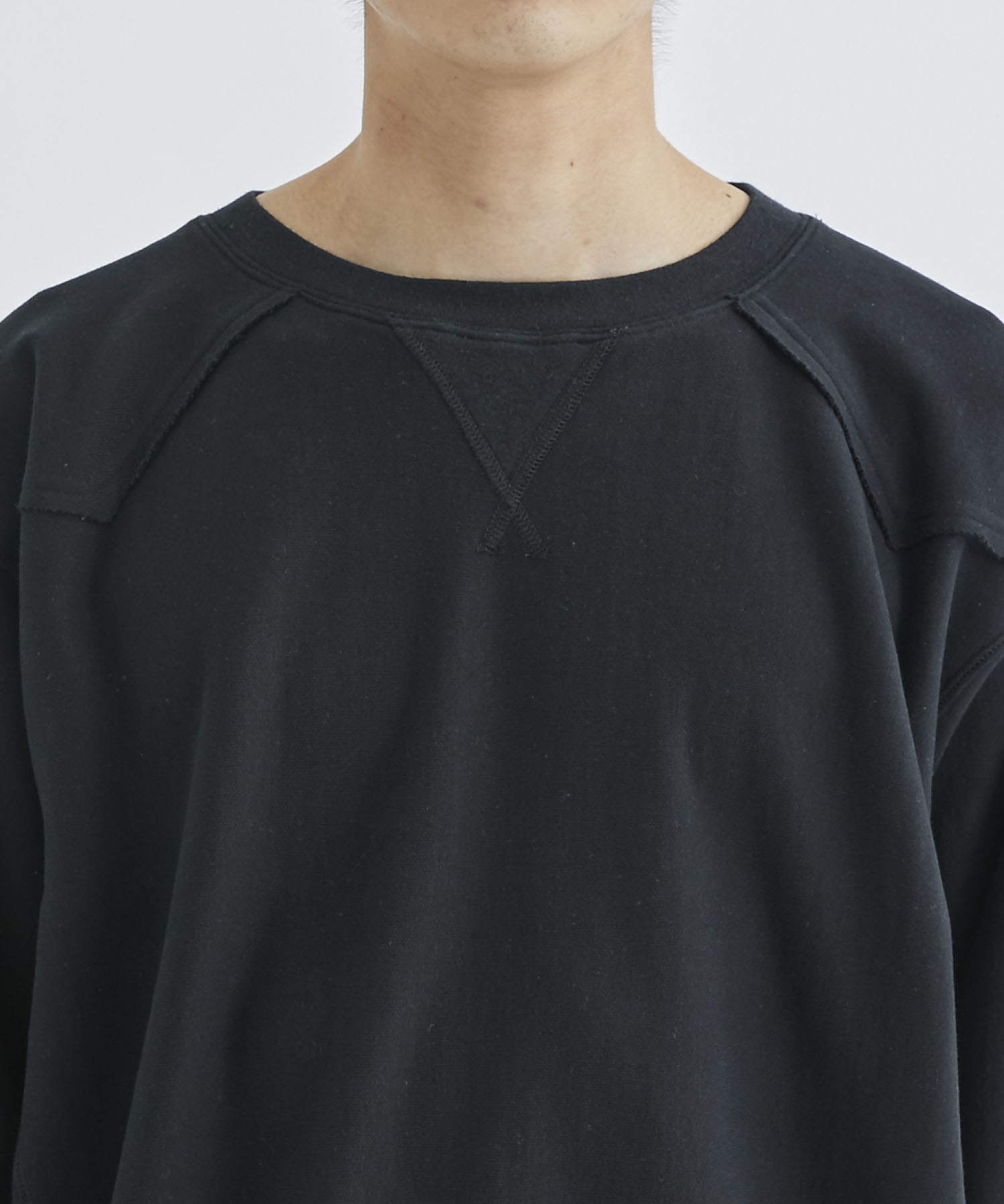 WESTERN CUT OUT NECK SWEAT SHIRTS | The Letters