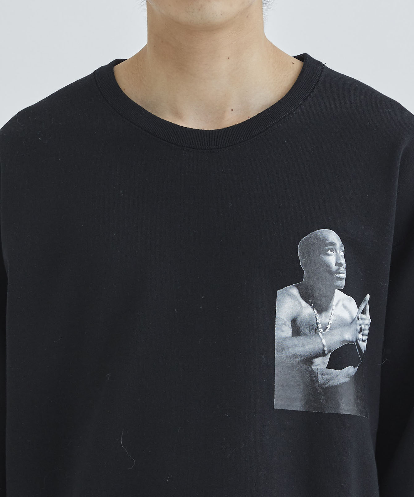 TUPAC / HEAVY WEIGHT CREW NECK SWEAT SHIRT ( TYPE-2 ) WACKO MARIA