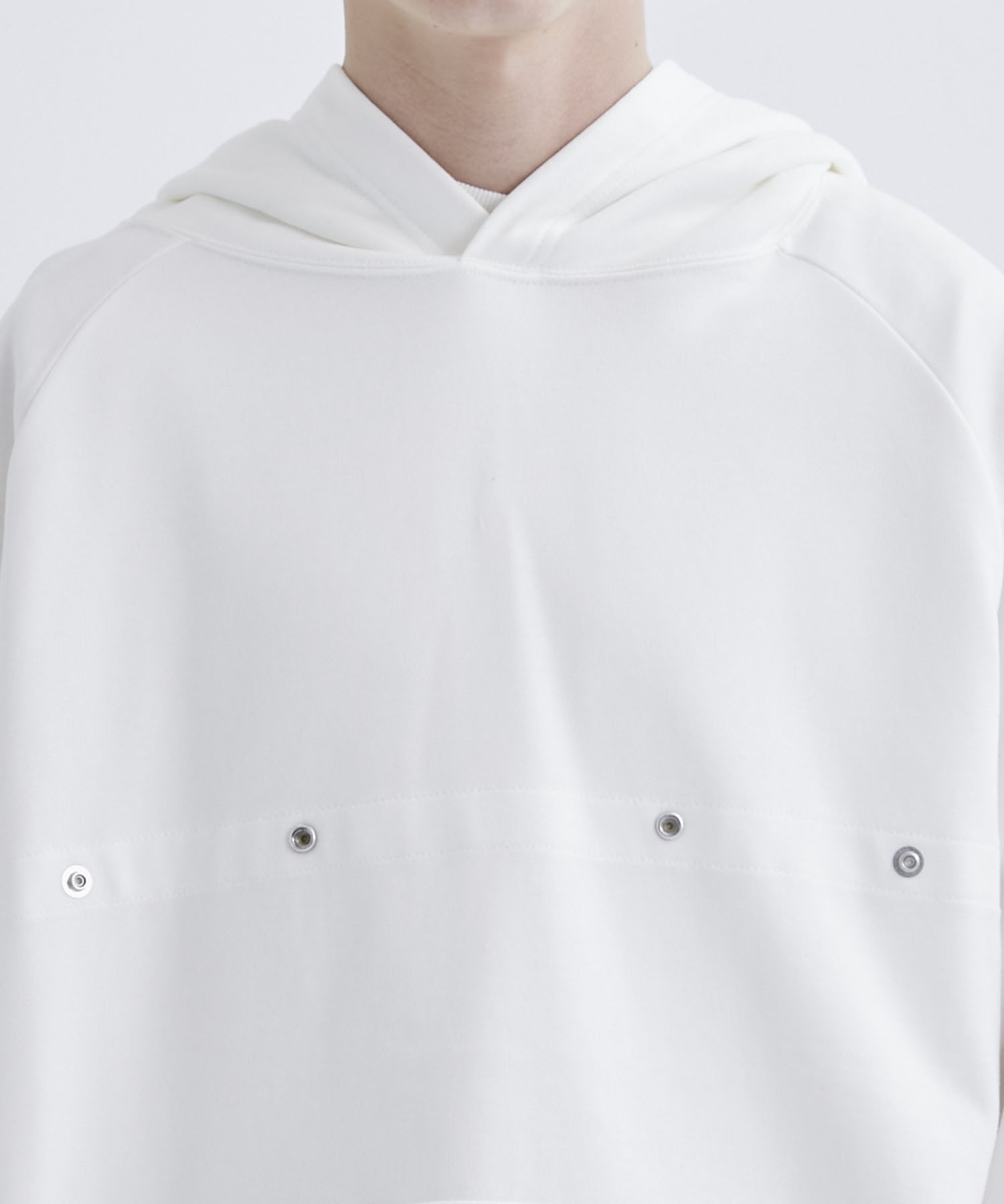 DOT BUTTON ADJUSTMENT SWEAT PARKER ALMOSTBLACK
