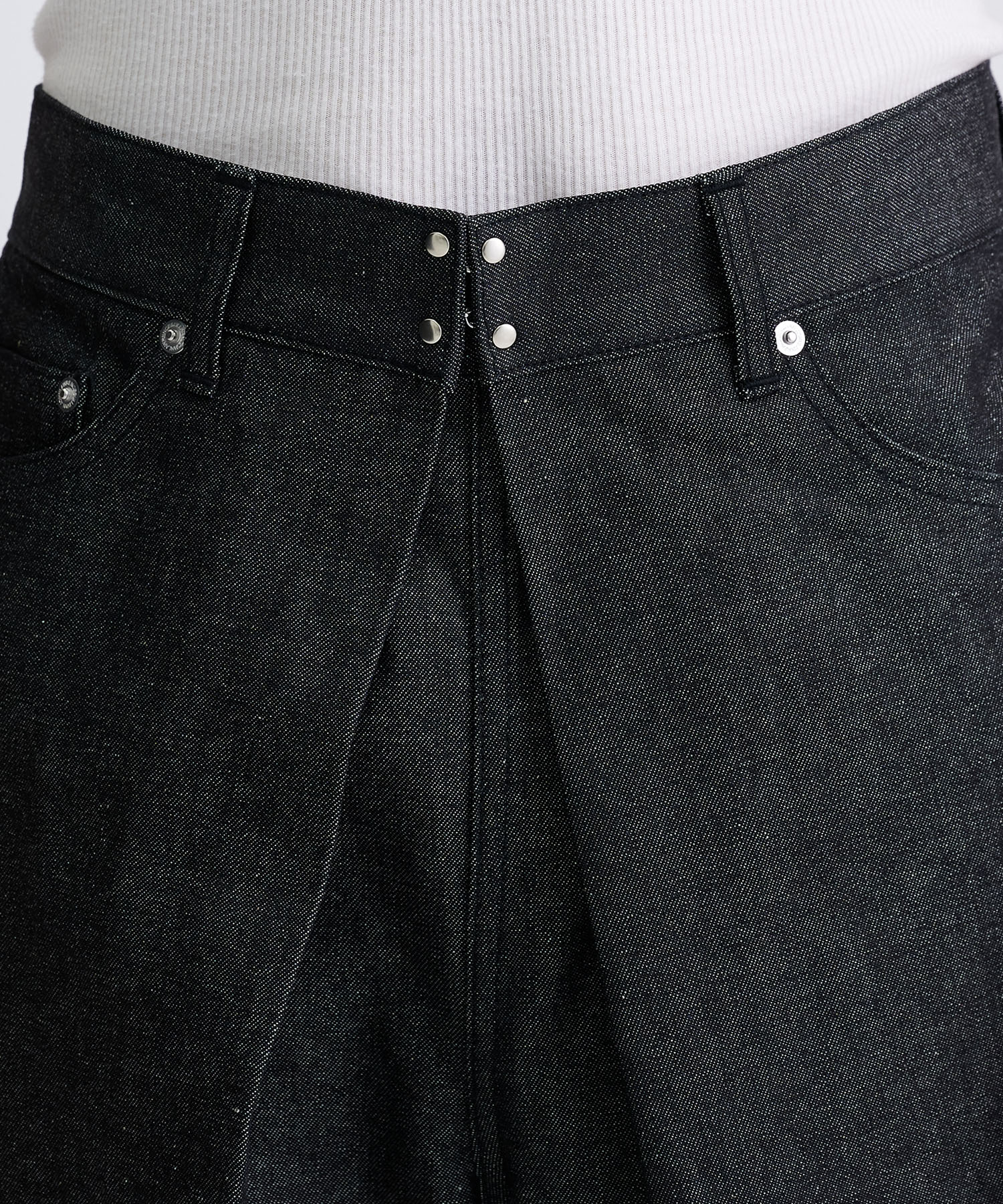 RIGID DENIM WIDE PANTS｜JOHN LAWRENCE SULLIVAN