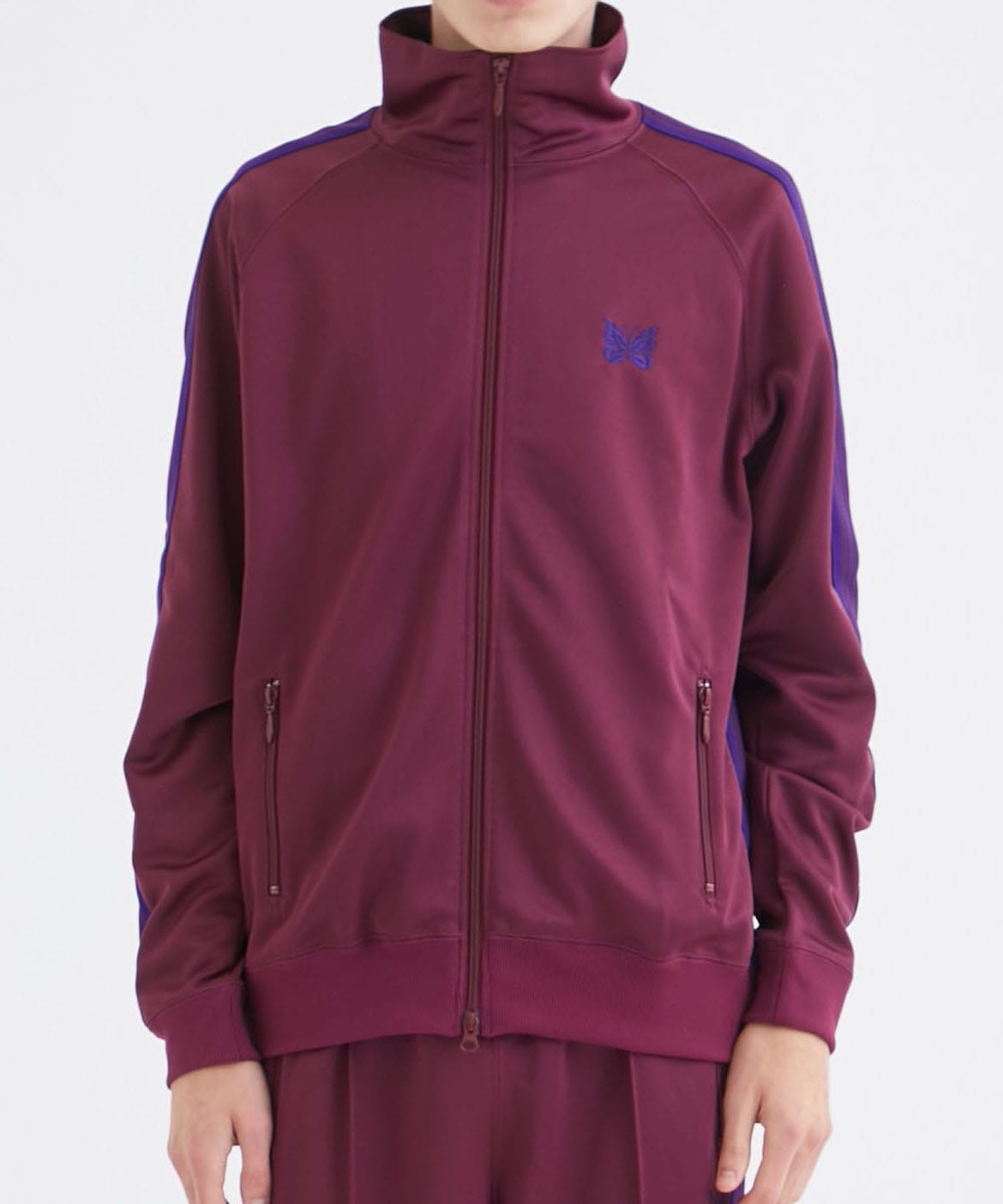 needles 21aw poly smooth track jacket