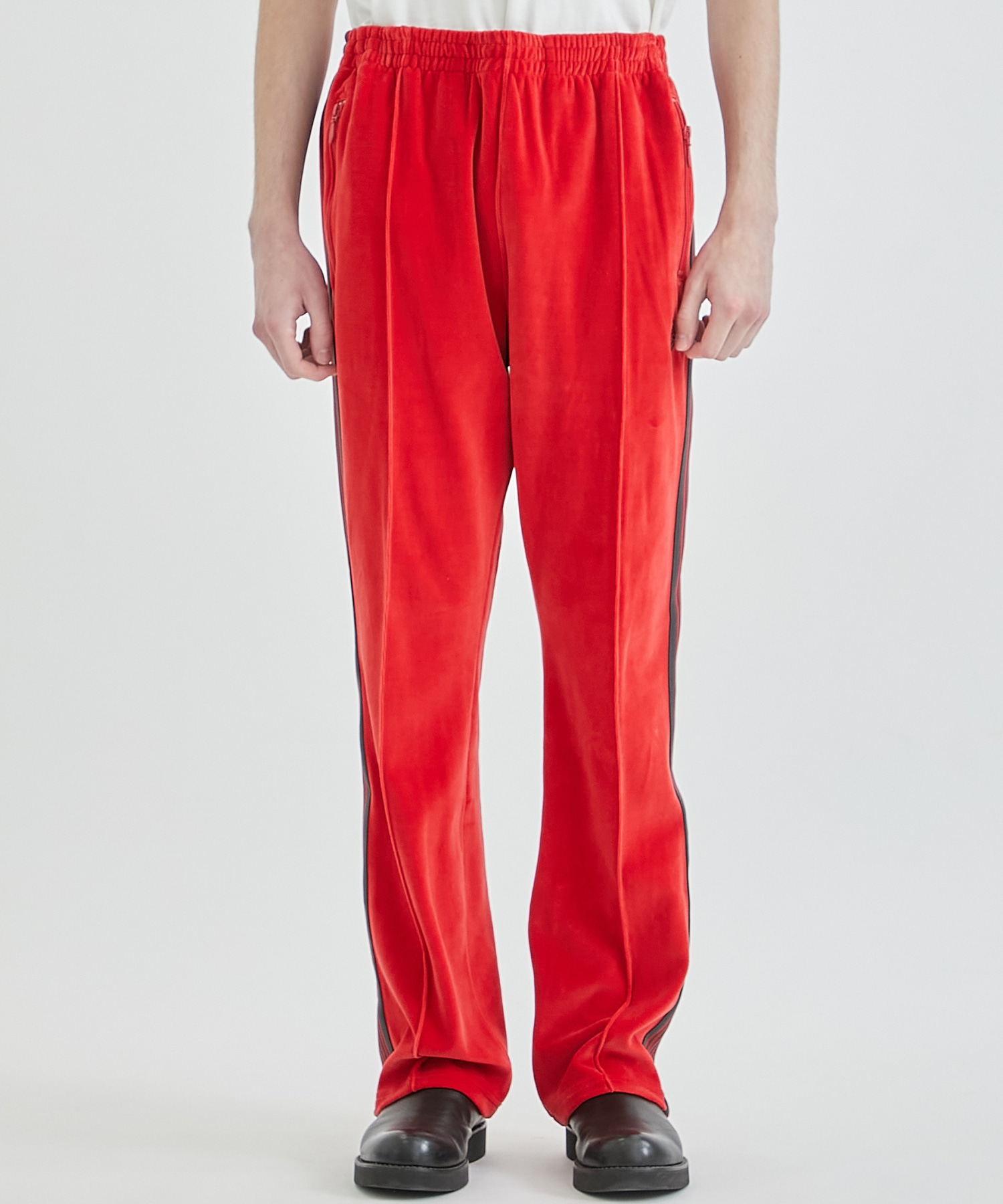 Narrow Track Pant - C/Pe Velour | NEEDLES