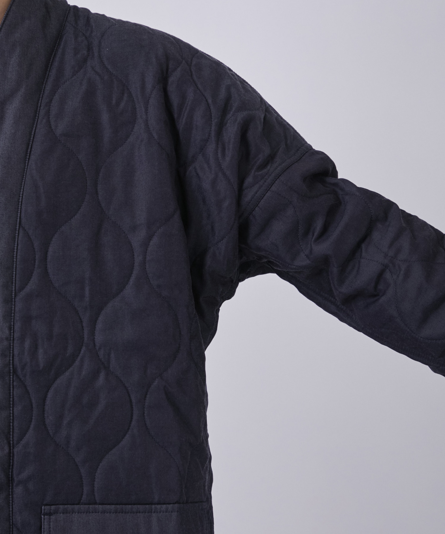 QUILTED HAORI JACKET FDMTL