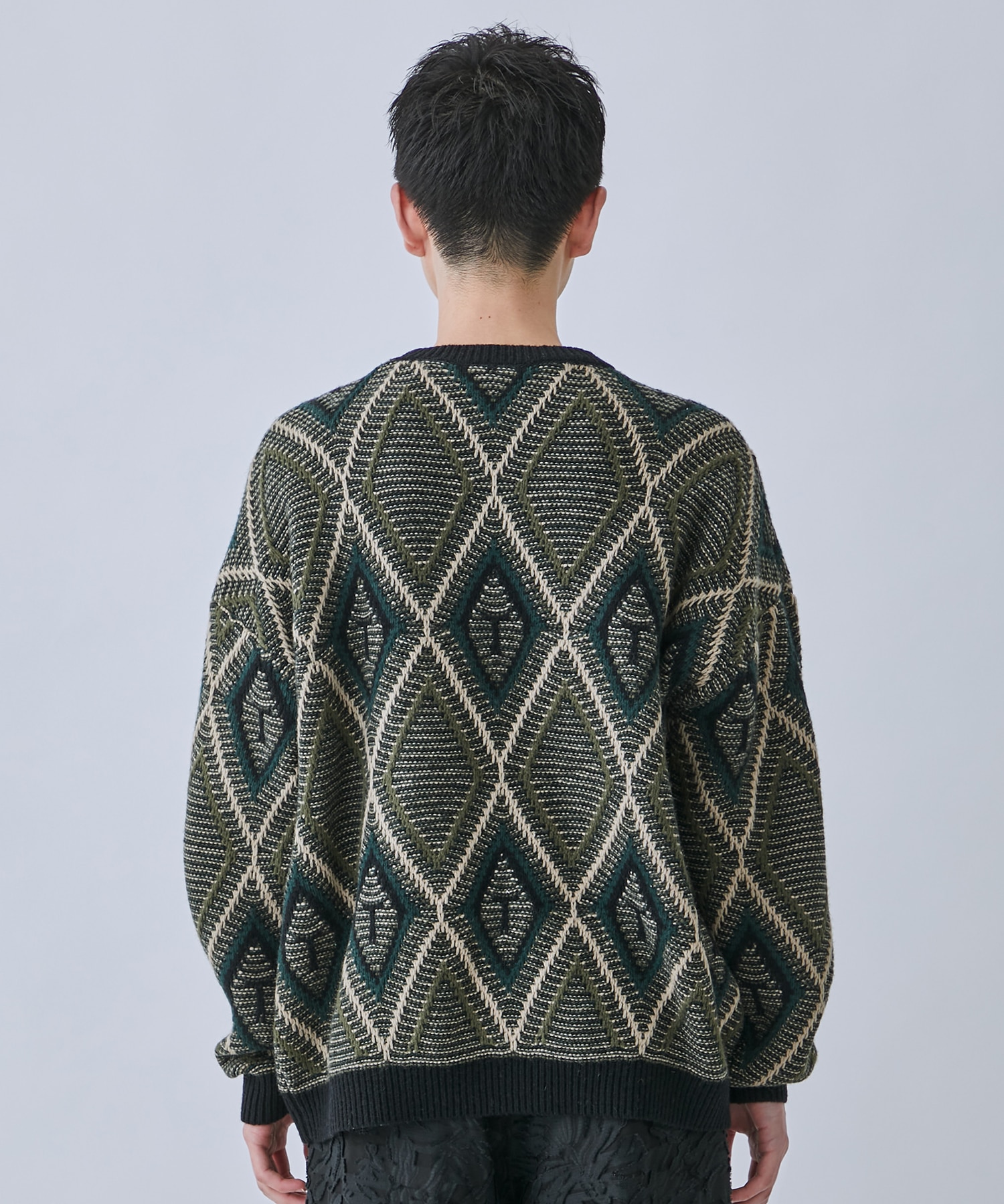 Diamond pull over knit TTT MSW
