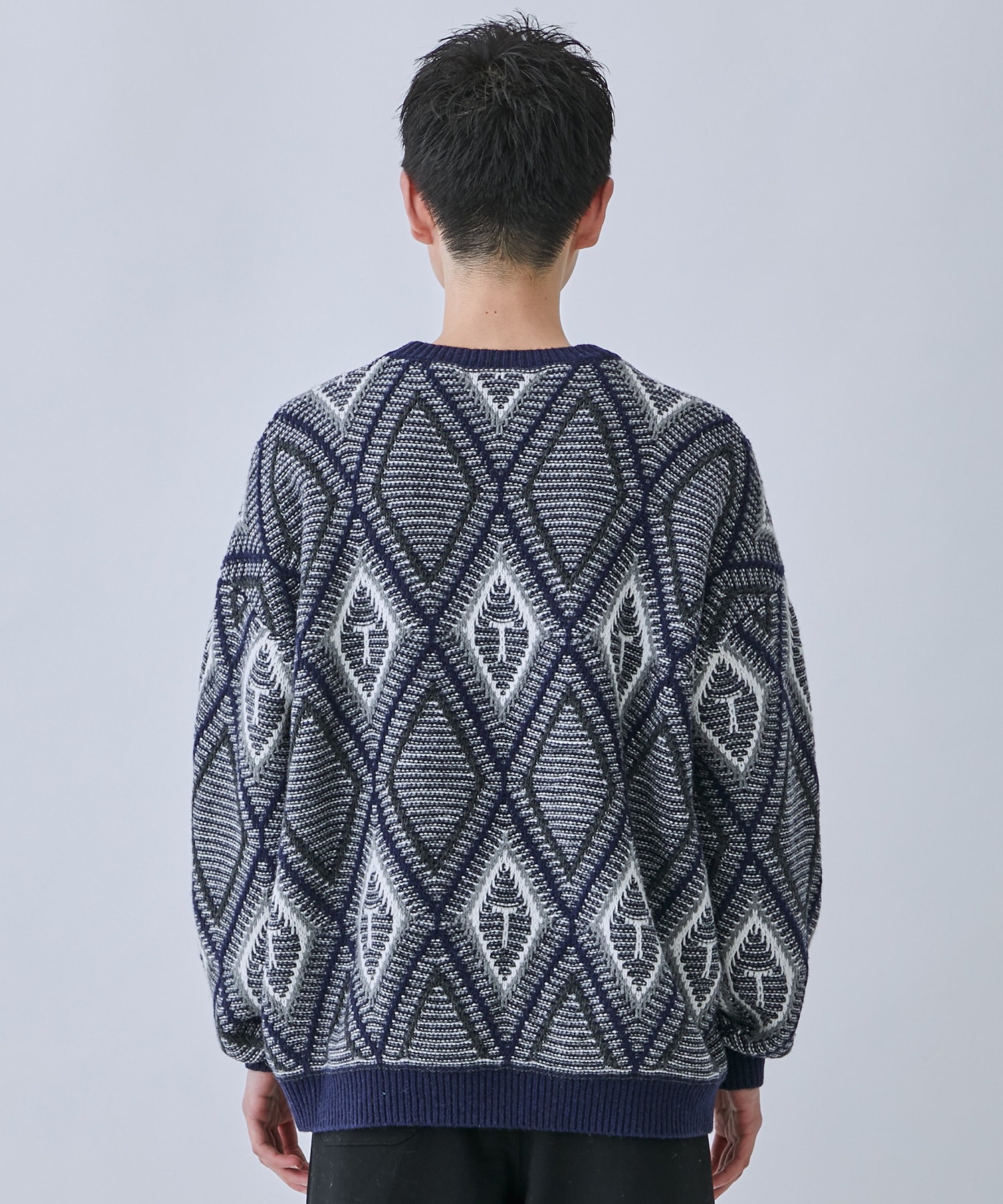 Diamond pull over knit TTT MSW