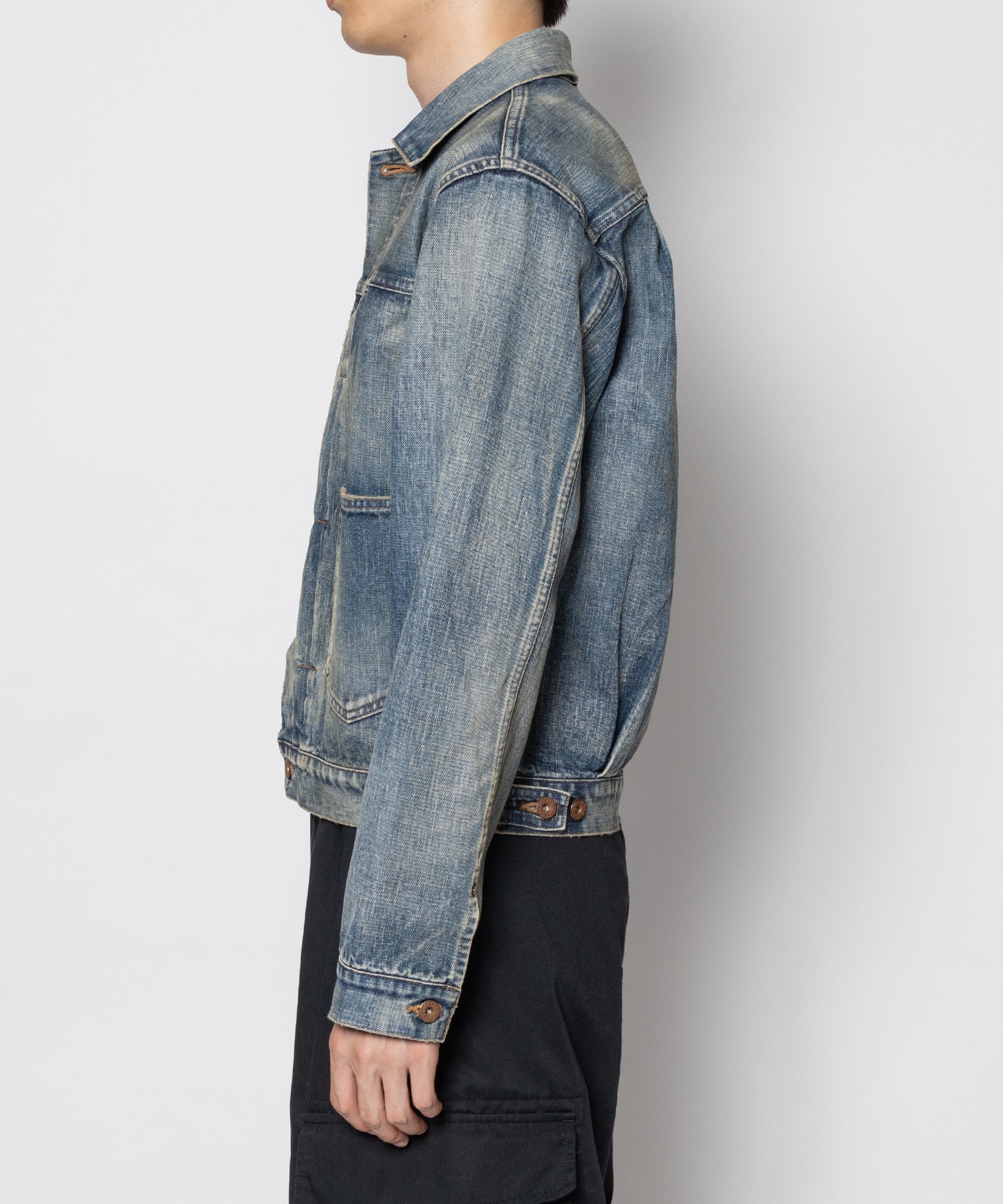 FADED MODERN DENIM JACKET SUGARHILL