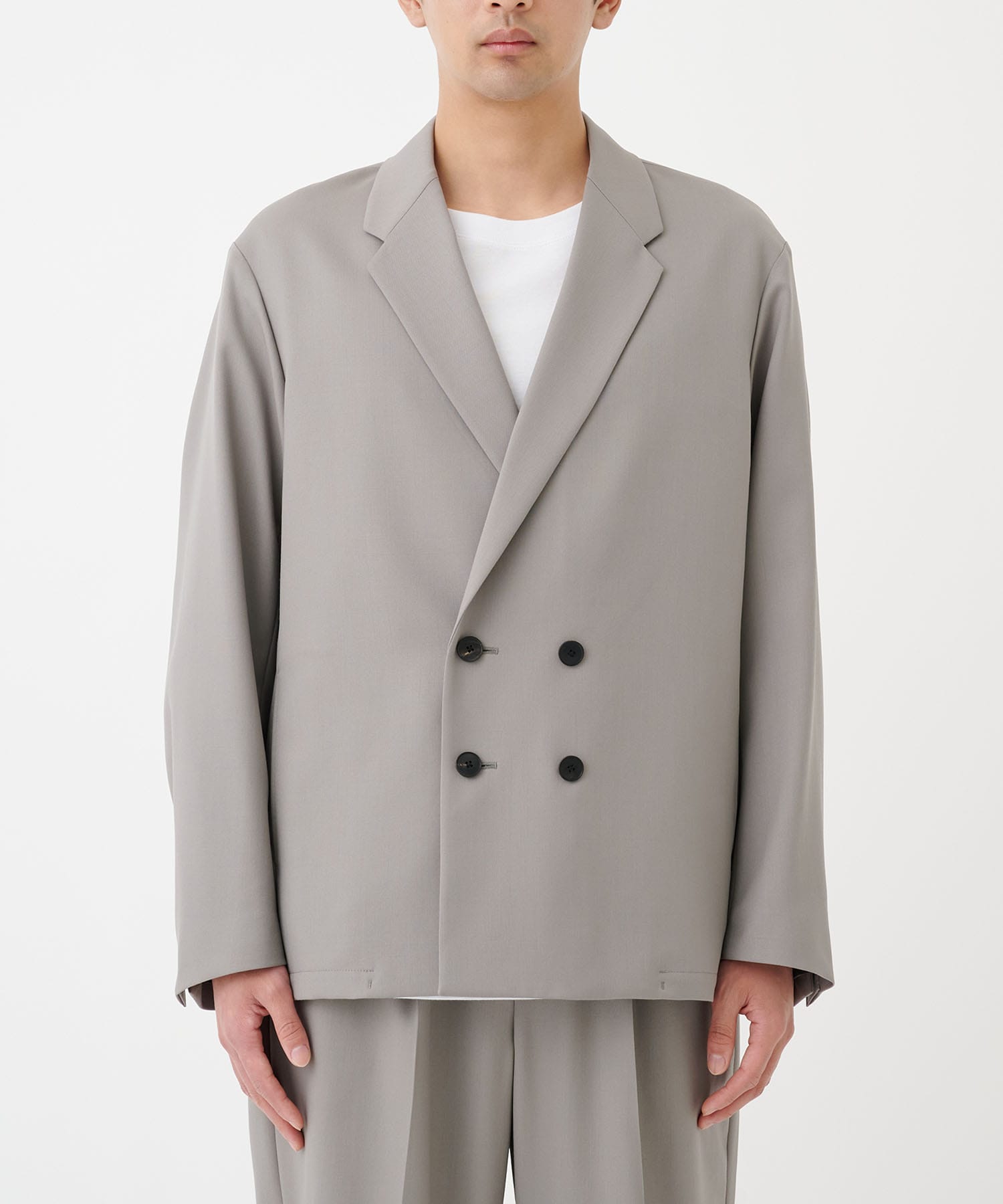 NO SEASON WASHABLEWOOL JACKET STUDIOUS