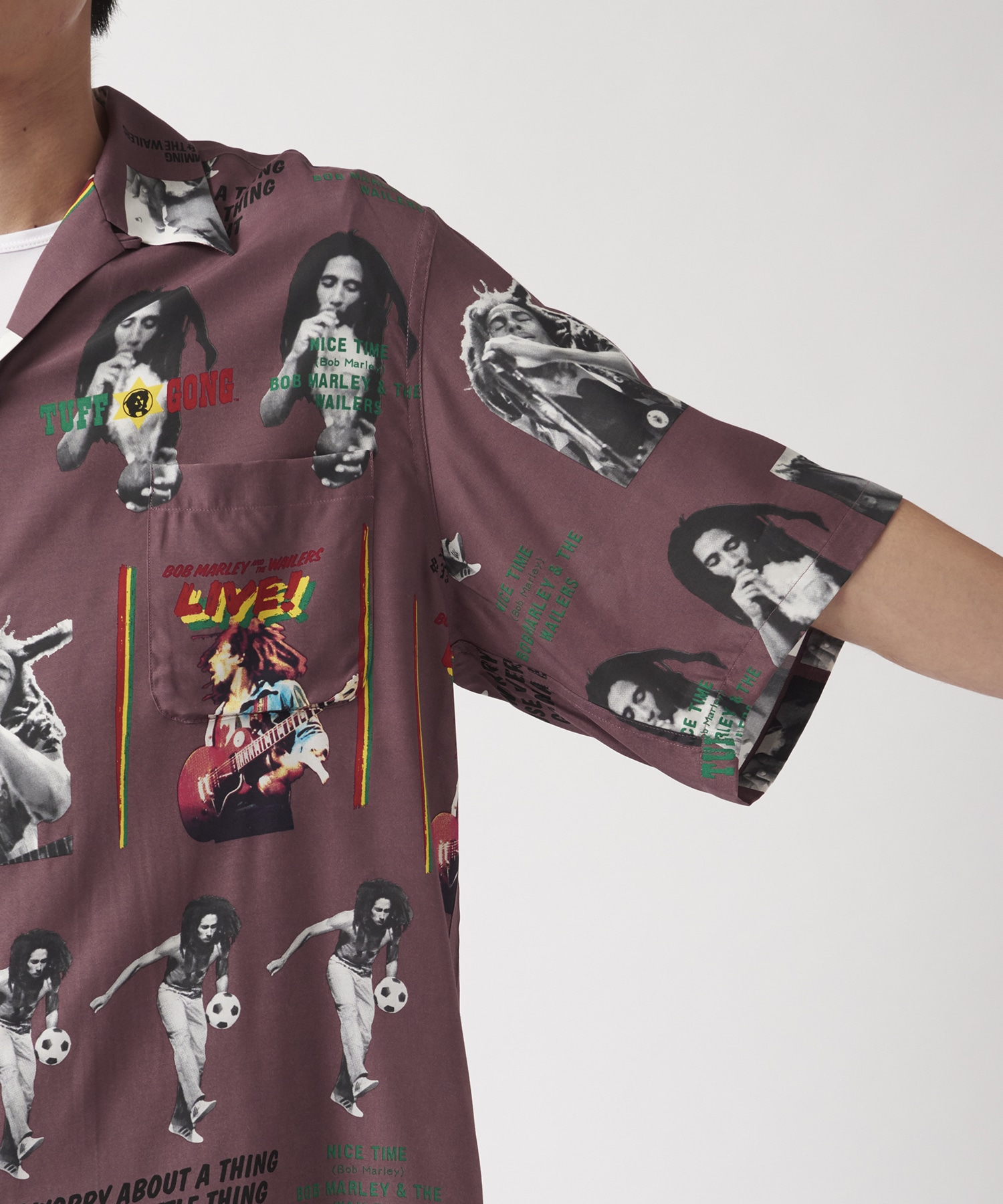 BOB MARLEY / HAWAIIAN SHIRT S/S ( TYPE-1 ) WACKO MARIA