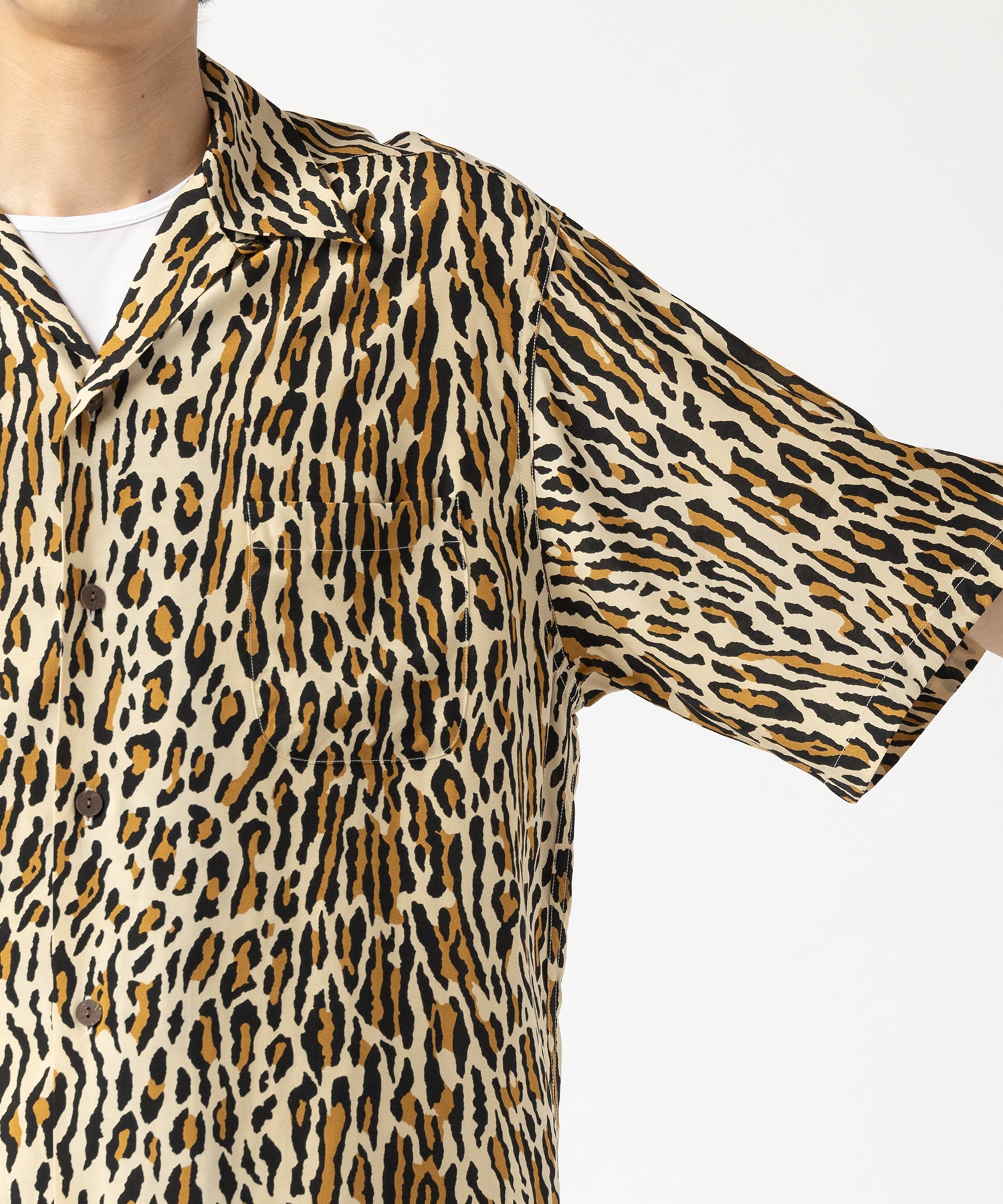 LEOPARD HAWAIIAN SHIRT S/S WACKO MARIA