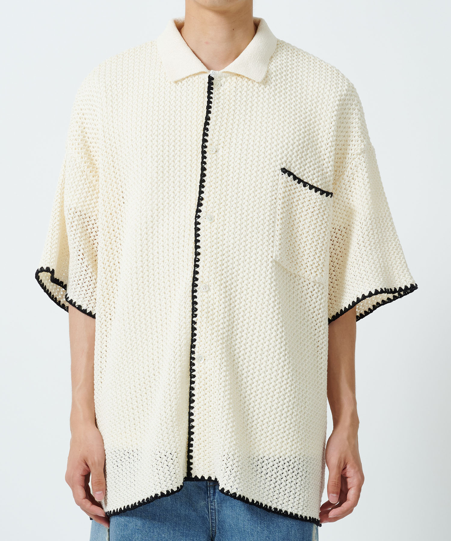 SHELL STITCH MESH KNIT SHIRTS DISCOVERED