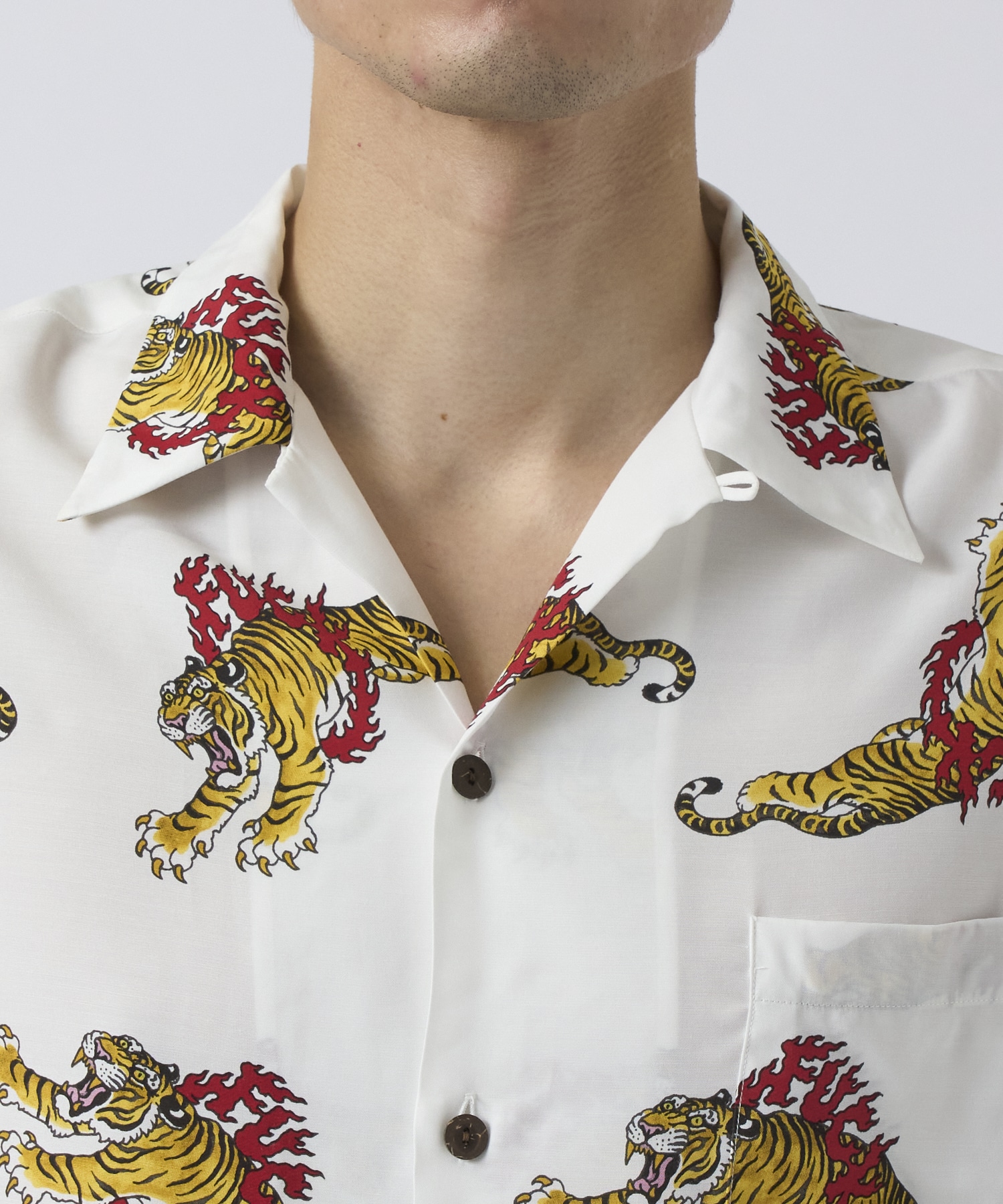 TIM LEHI / HAWAIIAN SHIRT L/S WACKO MARIA