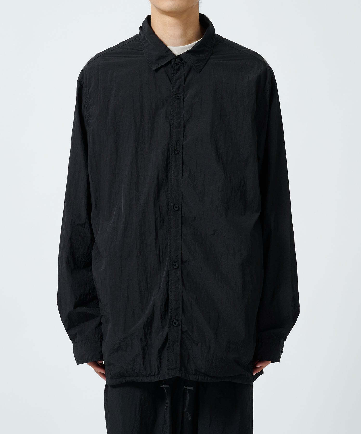 HAND DYED NYLON SHIRT JACKET ATON