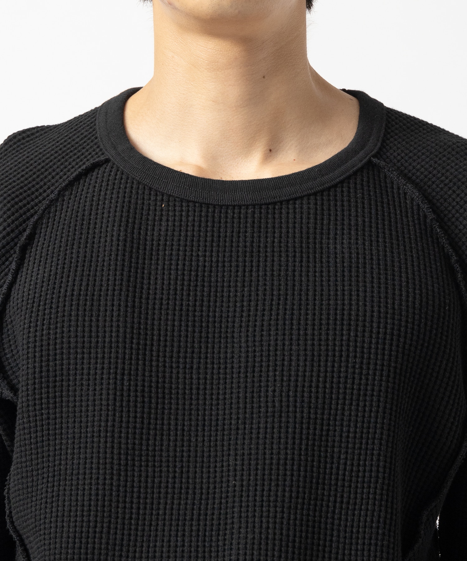 WAFFLE THERMAL LONG SLEEVE T-SHIRT NVRFRGT