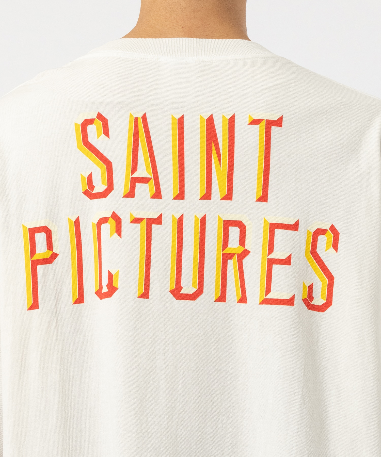 SM-YS1-0000-016/LS TEE/SAINT PICTURES/WH SAINT M××××××