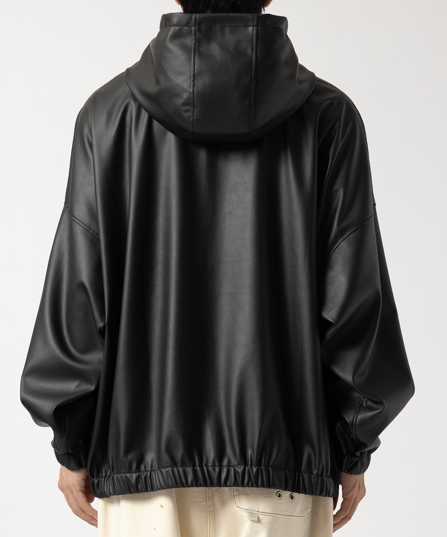 Faux Leather Hoodie BASICKS