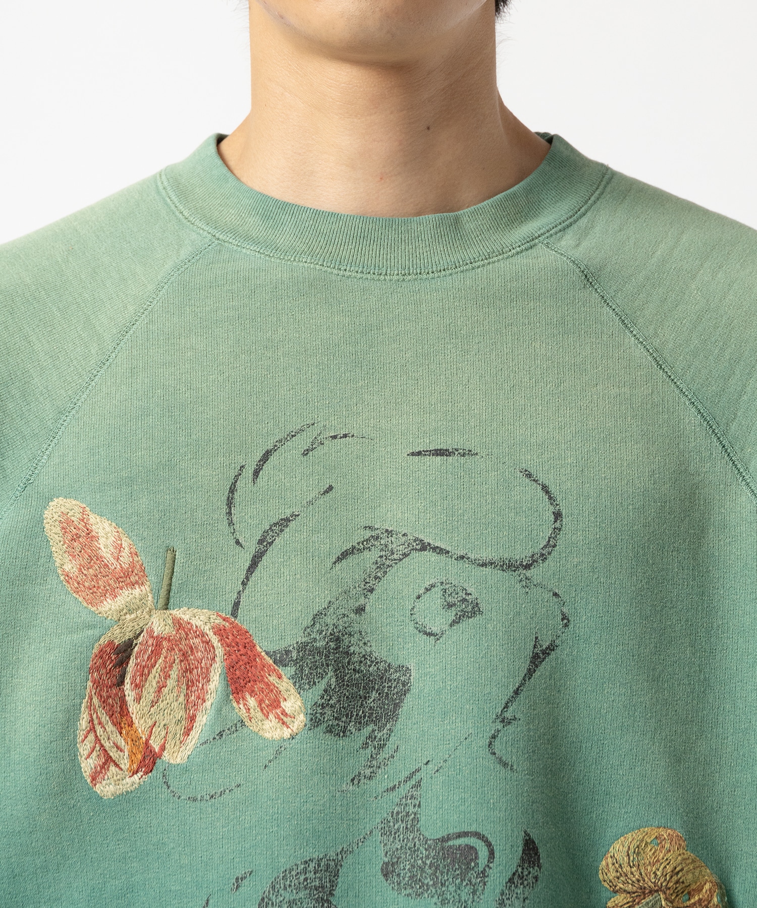 Vintage finished sweatshirt KHOKI