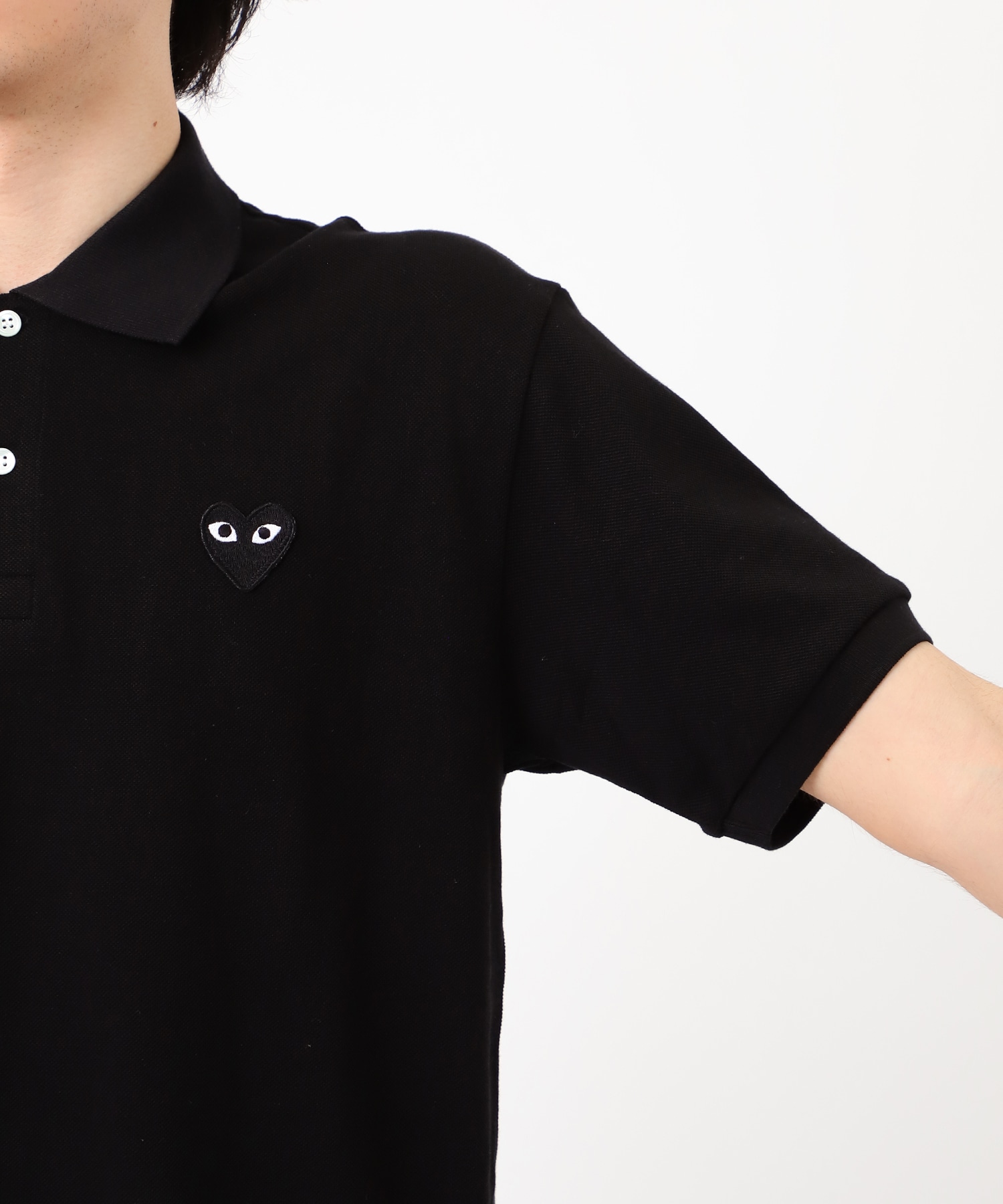 AX-T066-051　Unisex Polo PLAY COMME des GARCONS