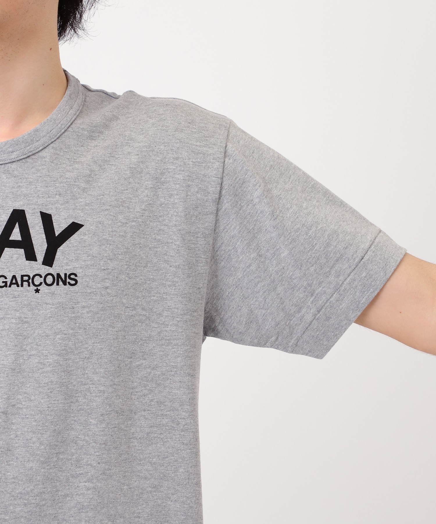 AX-T072-051　T-SHIRT LOGO PRINT PLAY LOGO PLAY COMME des GARCONS