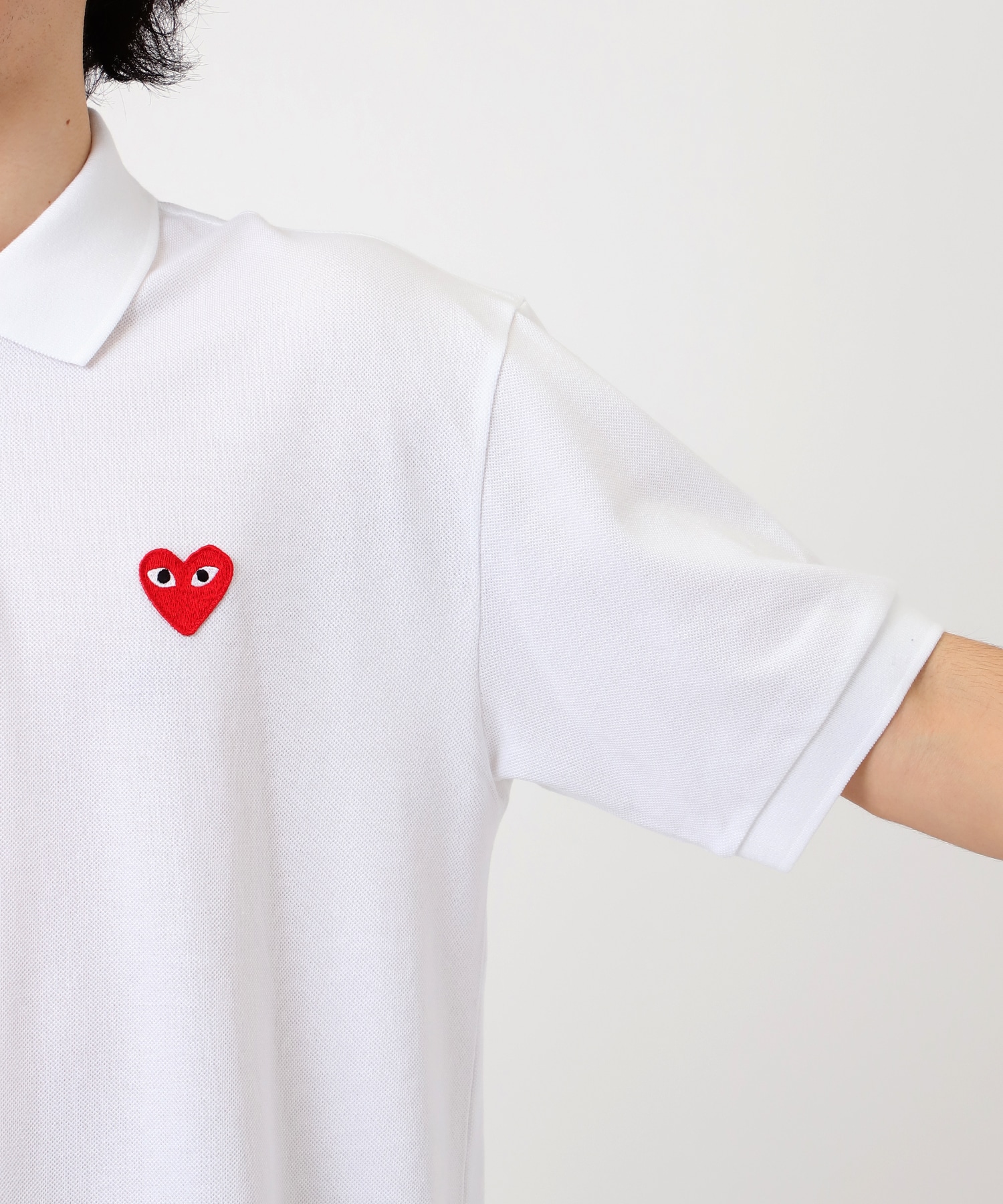 AX-T006-051 Unisex Polo  Black PLAY COMME des GARCONS