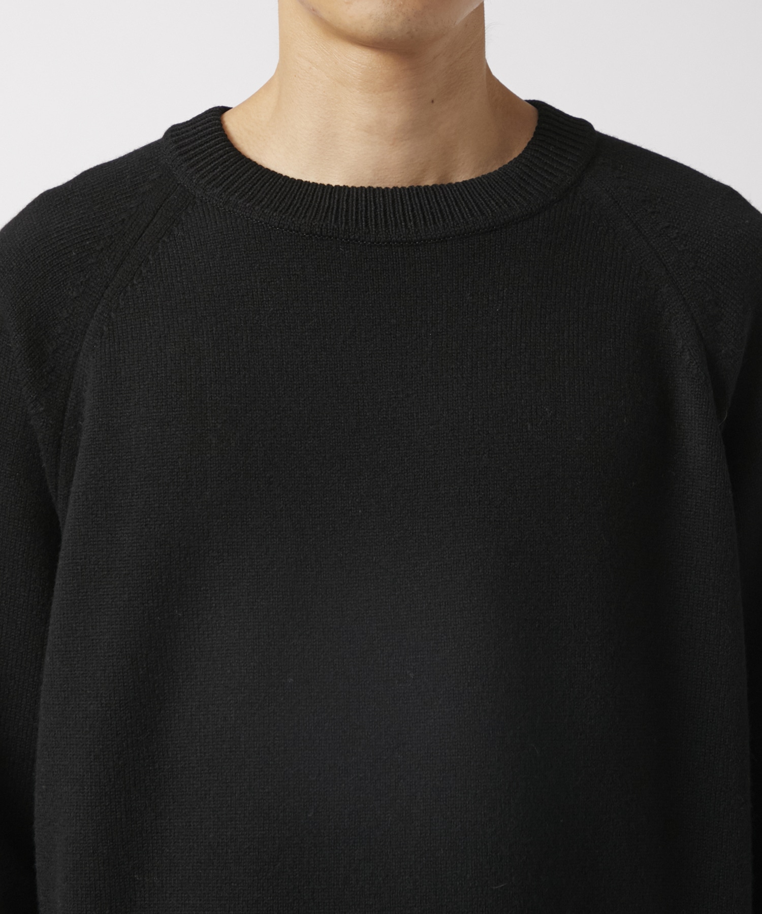 RERACS RAGLAN CREW NECK PULLOVER KNIT THE RERACS