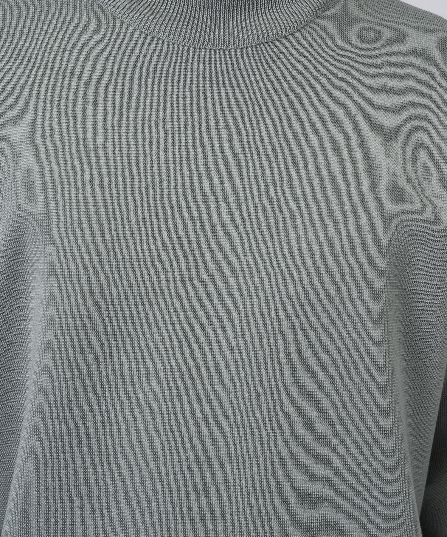 WOOL MILANO RIB MOCK NECK KNIT STUDIOUS