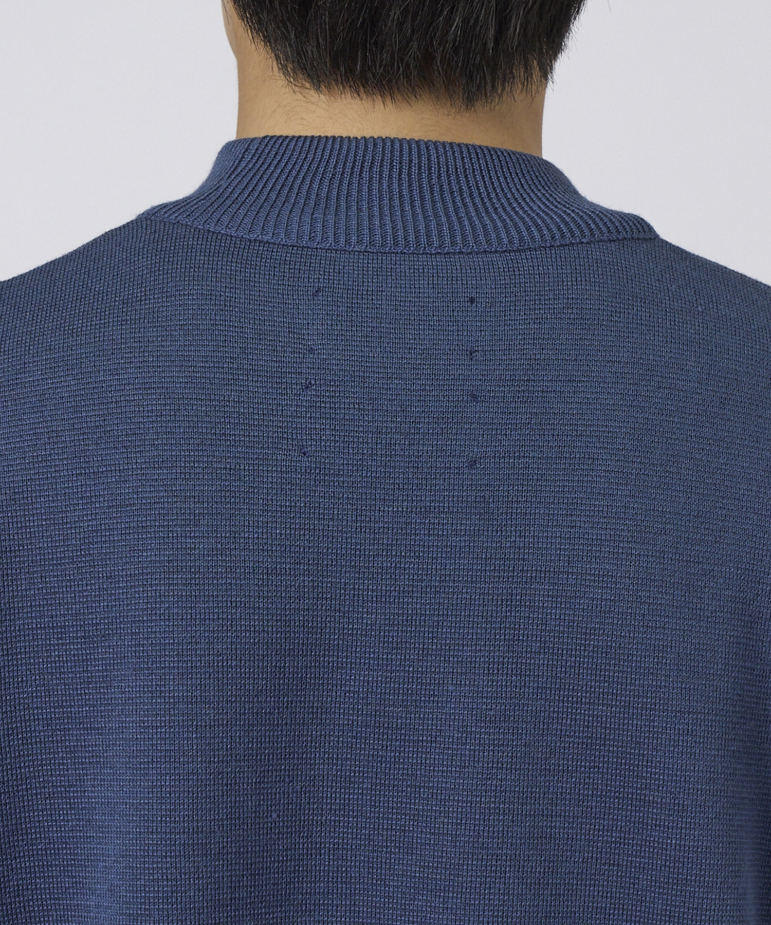 WOOL MILANO RIB MOCK NECK KNIT STUDIOUS