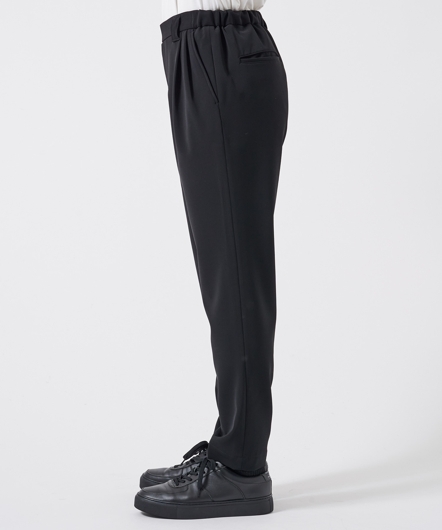 DOUBLE CLOTH TWO TUCK SLACKS STUDIOUS