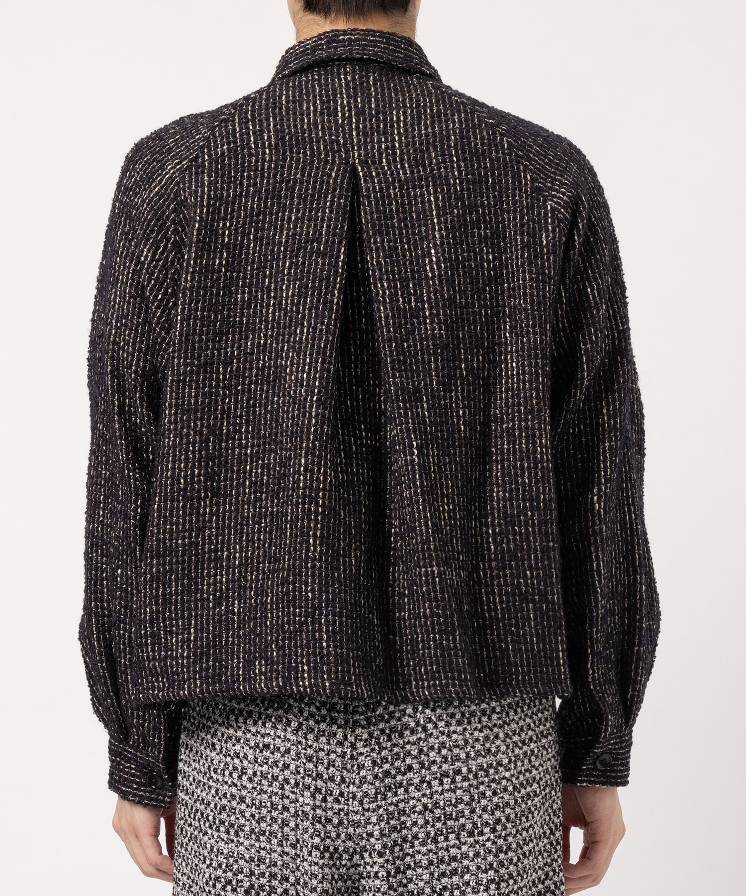 LOOP TWEED SHORT JACKET JUHA