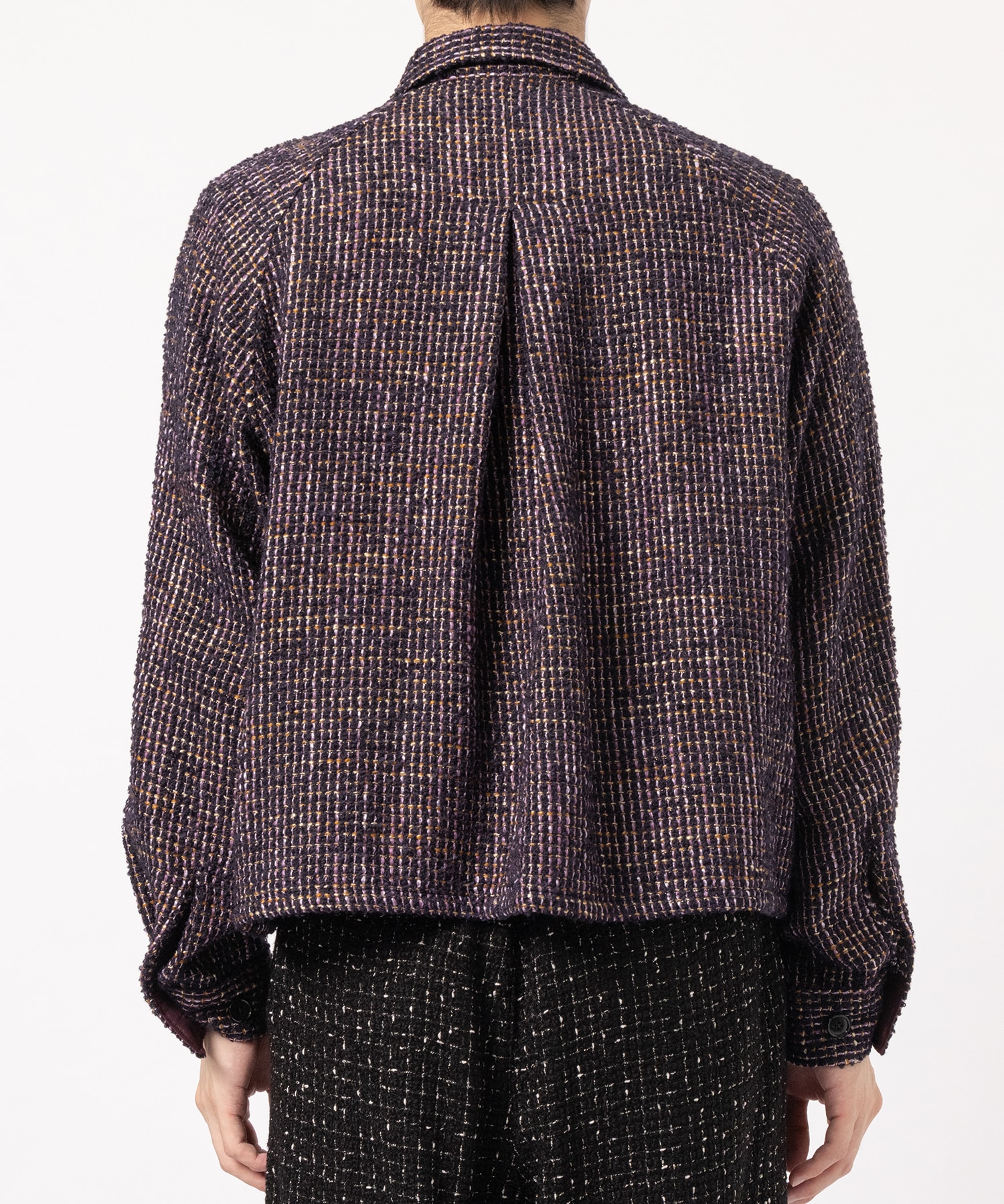 LOOP TWEED SHORT JACKET JUHA