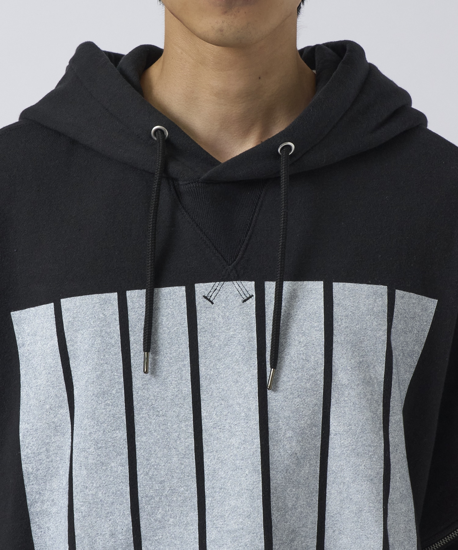 7BARS ZIPPER HOODIE FACETASM