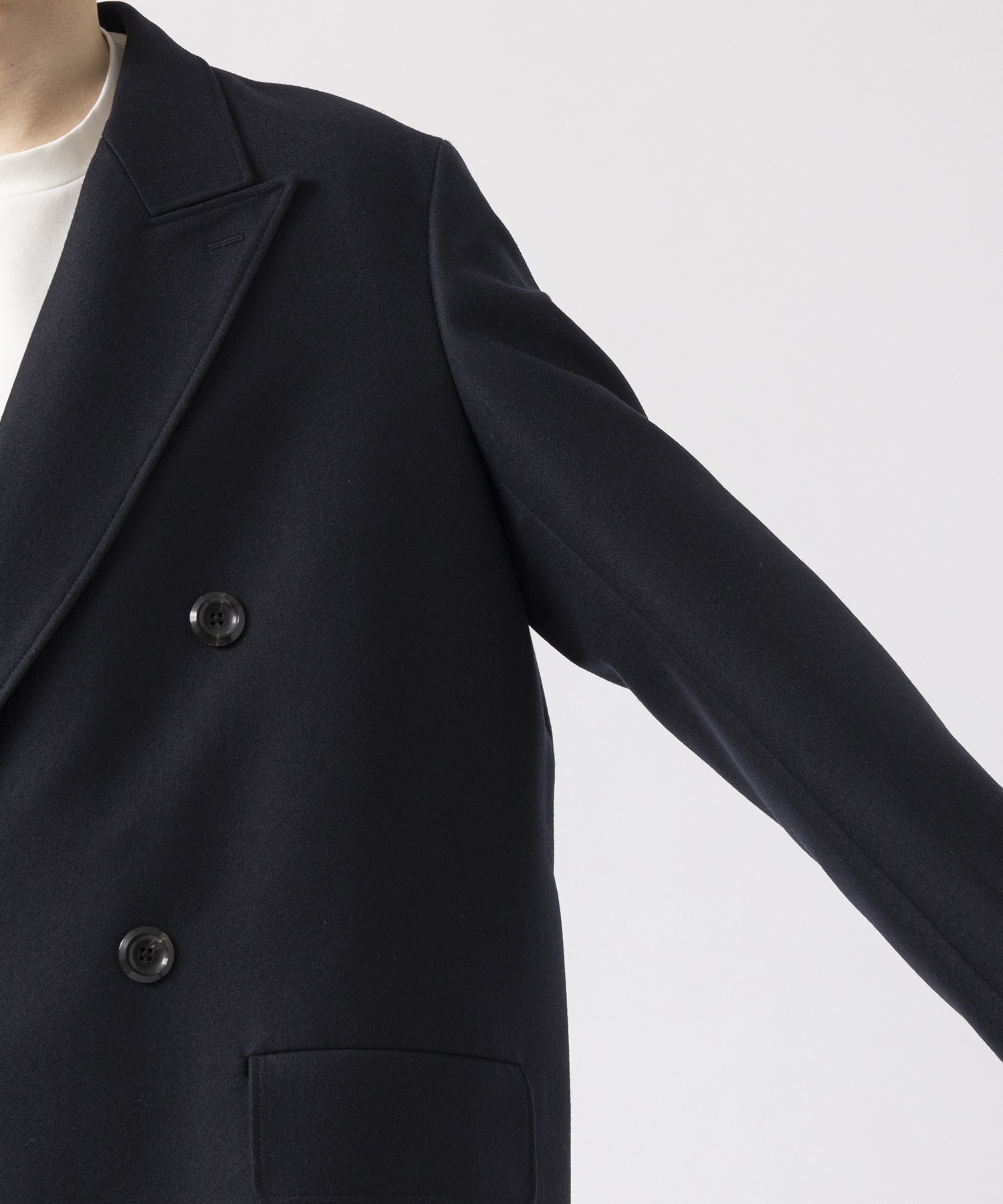 THE DOUBLE PEAKED TAILORED COAT THE RERACS