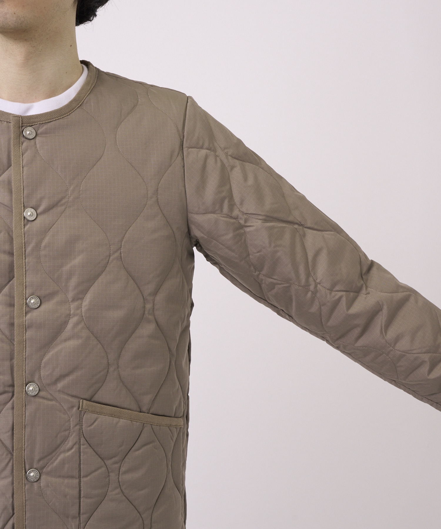 MILITARY CREW NECK DOWN JKT TAION/TAION EXTRA