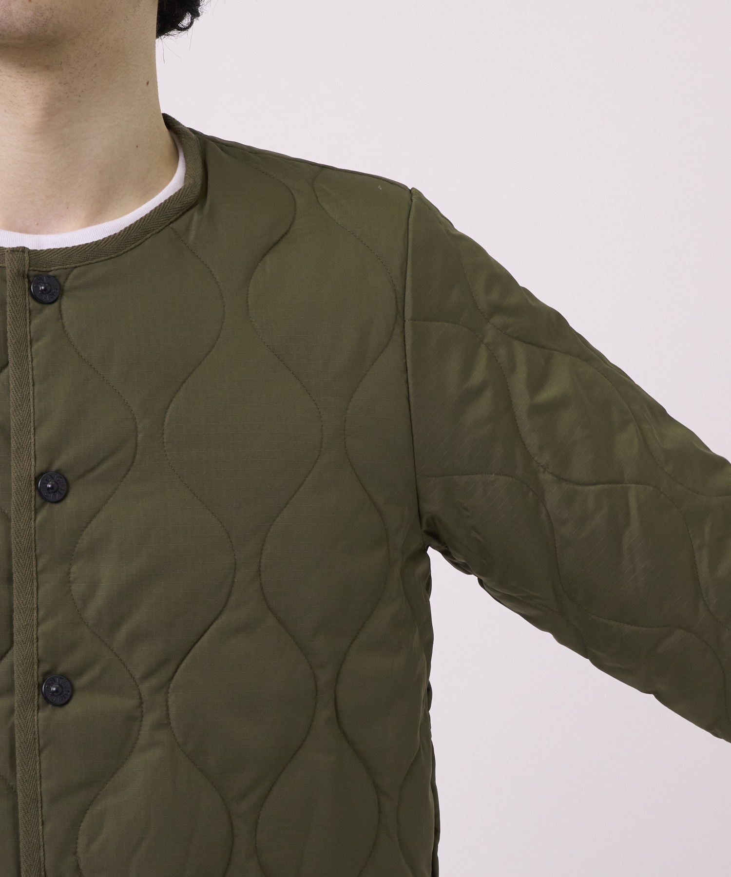 MILITARY CREW NECK DOWN JKT TAION/TAION EXTRA