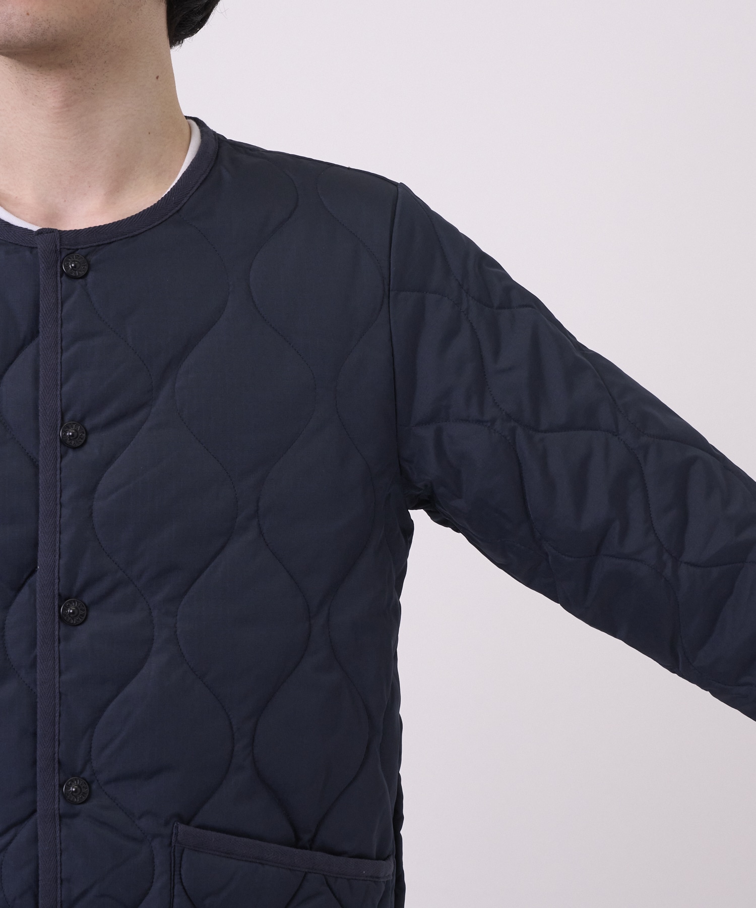 MILITARY CREW NECK DOWN JKT TAION/TAION EXTRA