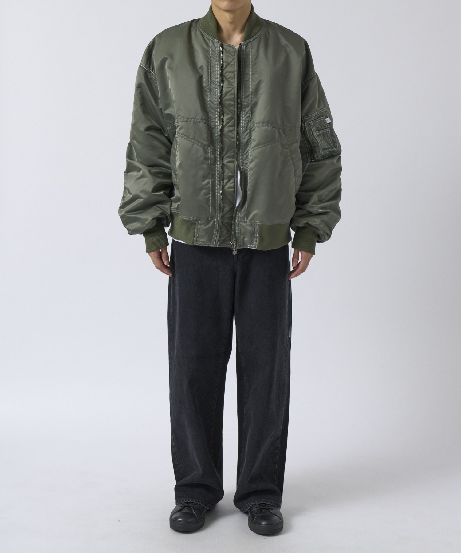 HEAVY STITCH MA-1 JACKET FACETASM