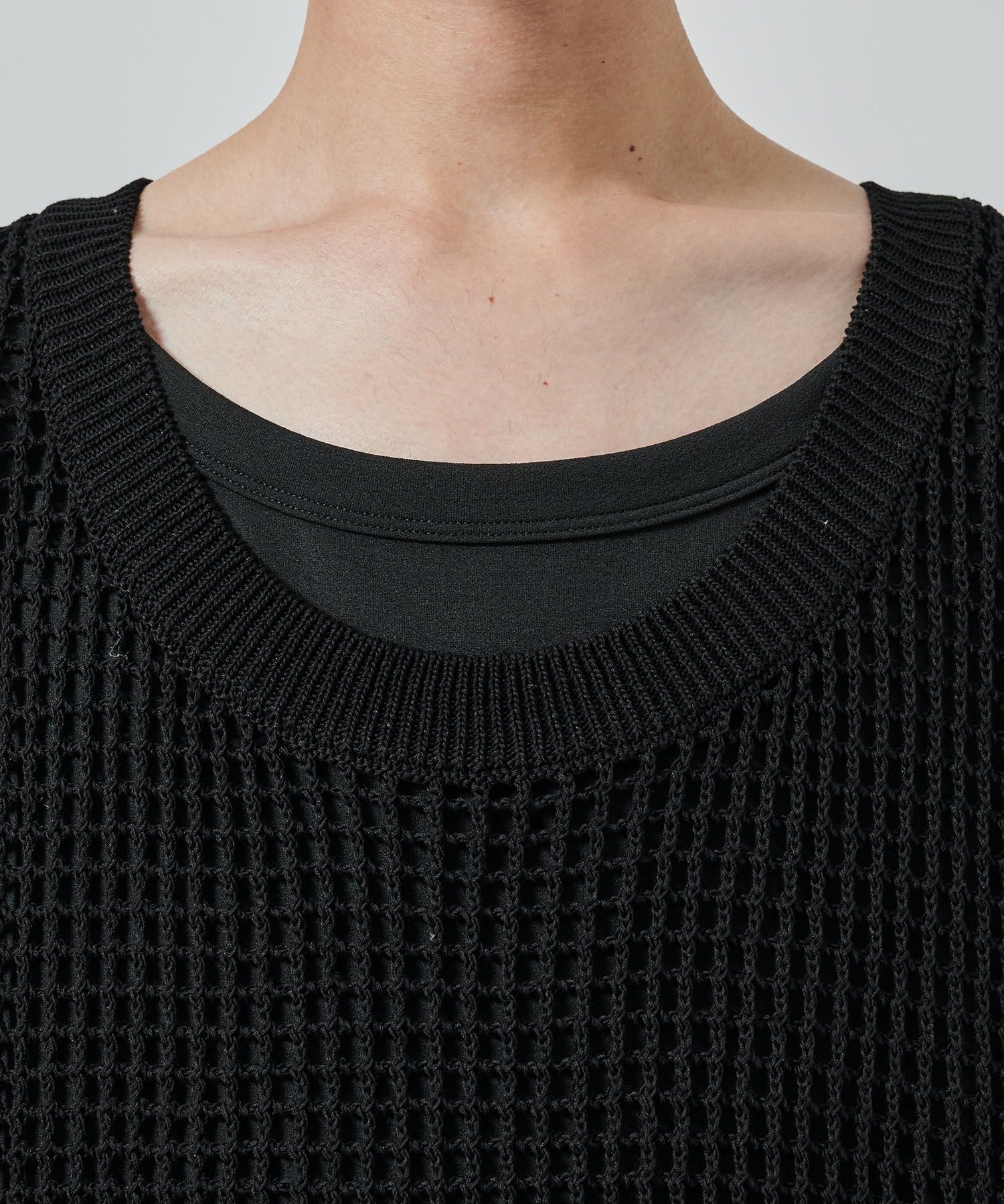 MESH LAYERED TANK TOP SHAREEF