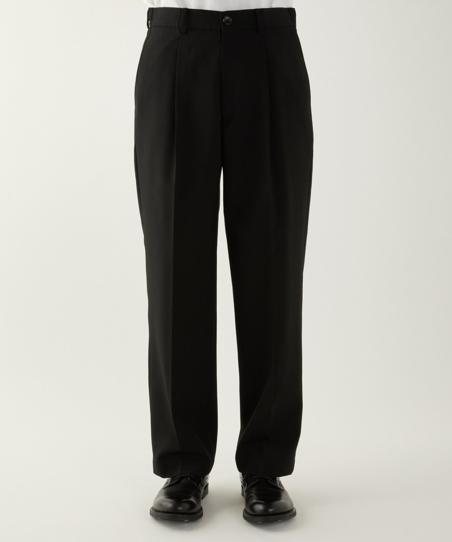 WIDE TAPERED EASY SLACKS N.HOOLYWOOD