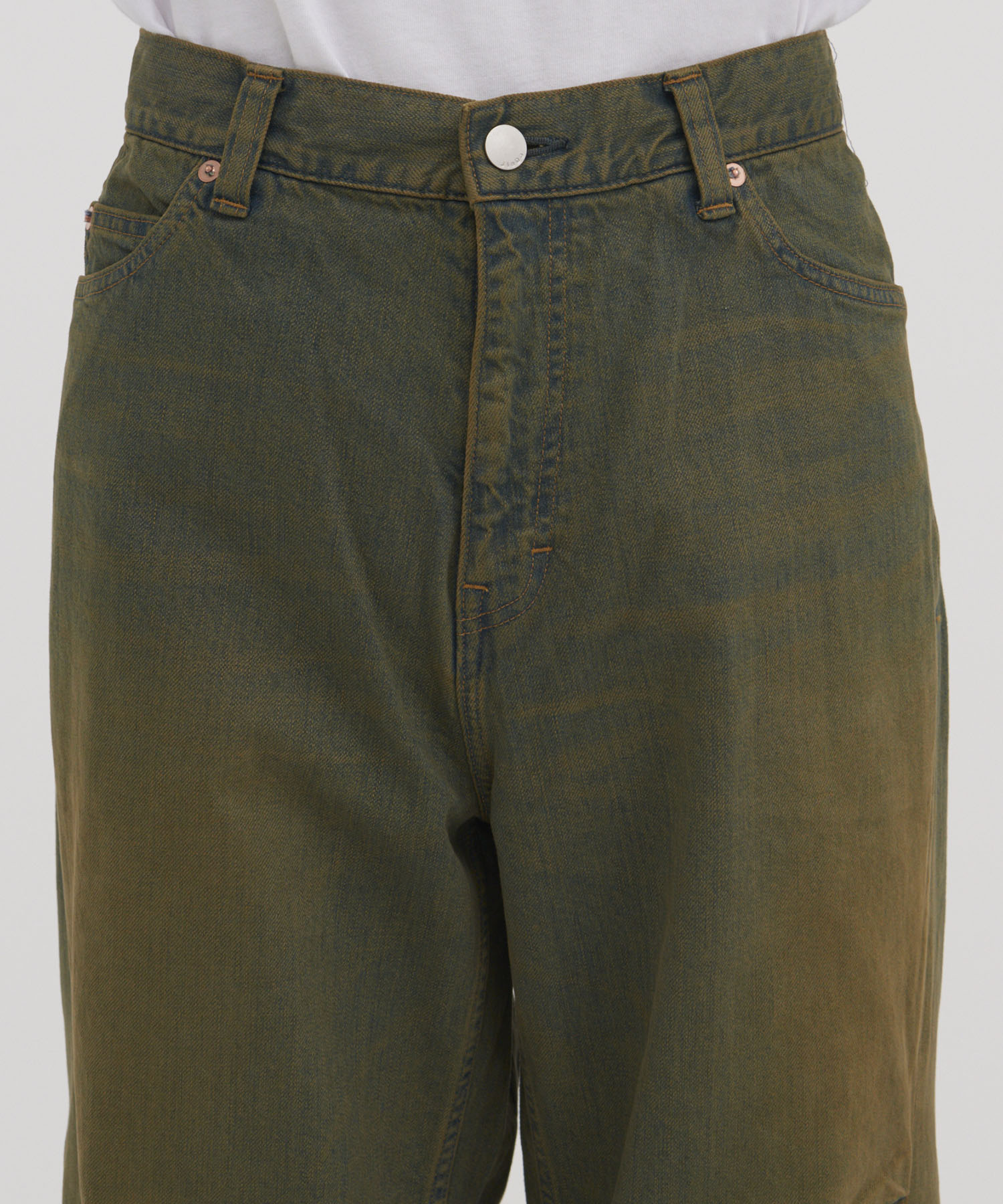 DRAPE OVER DENIM PANTS JieDa