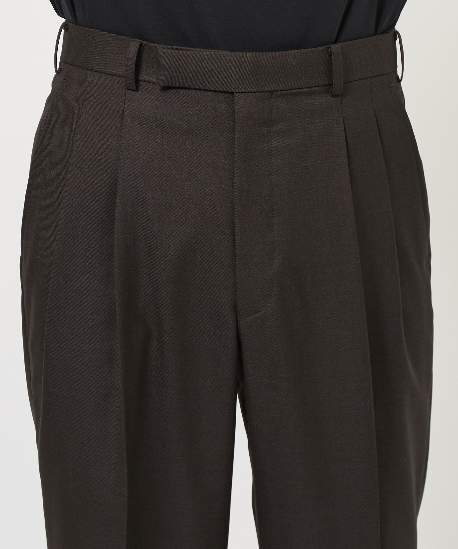 WOOL PLEATED TROUSERS JOHN LAWRENCE SULLIVAN