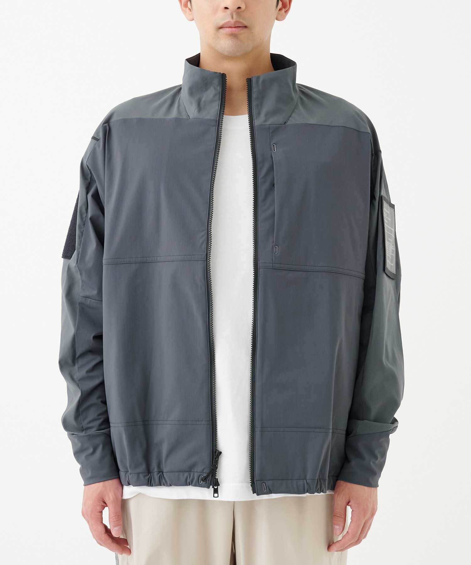 9251-BL05-012  STAND COLLAR BLOUSON N.HOOLYWOOD