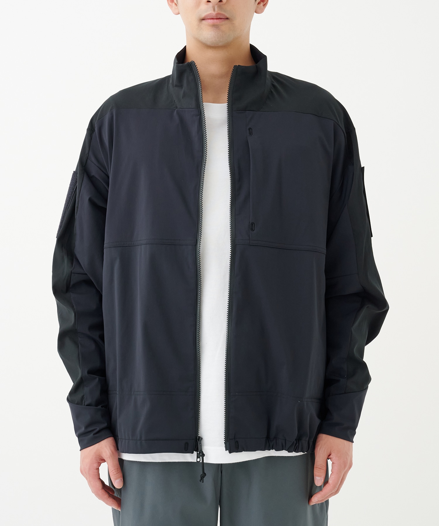 9251-BL05-012  STAND COLLAR BLOUSON N.HOOLYWOOD