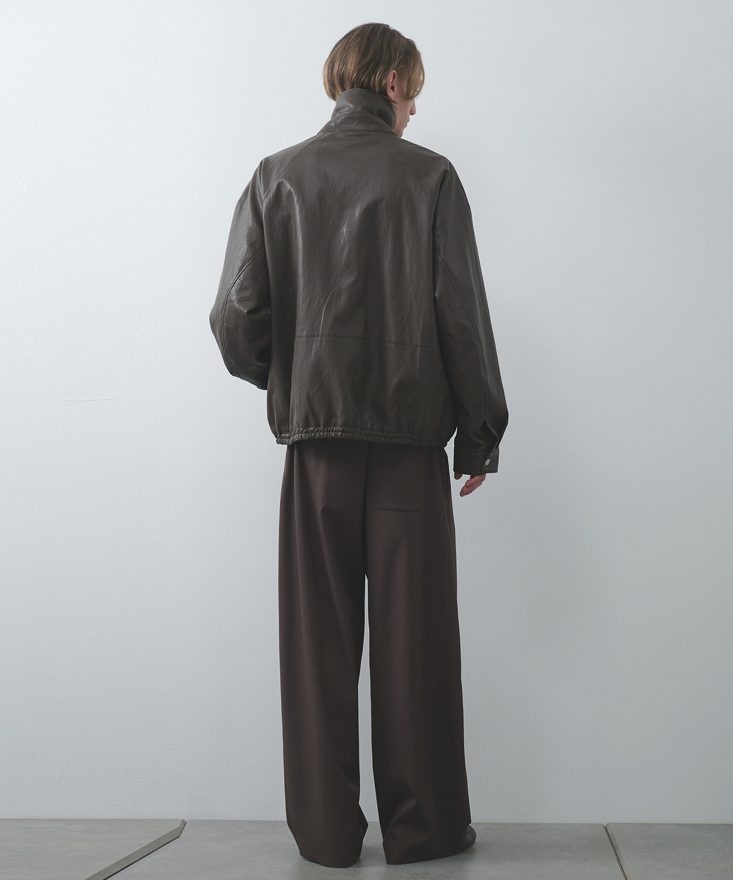 MODERN LEATHER BLOUSON STUDIOUS