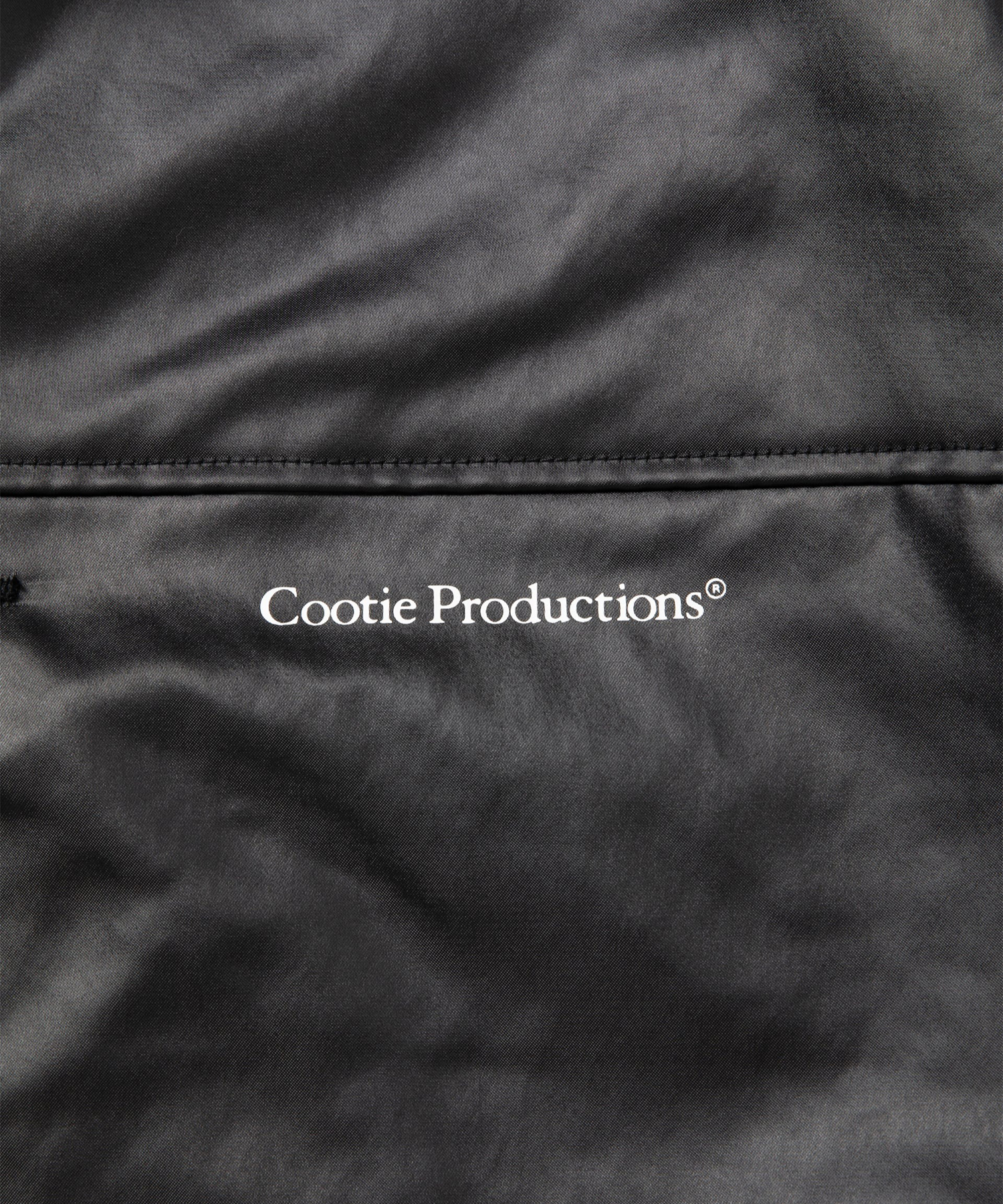 Damp Coated Satin Car Coat COOTIE PRODUCTIONS