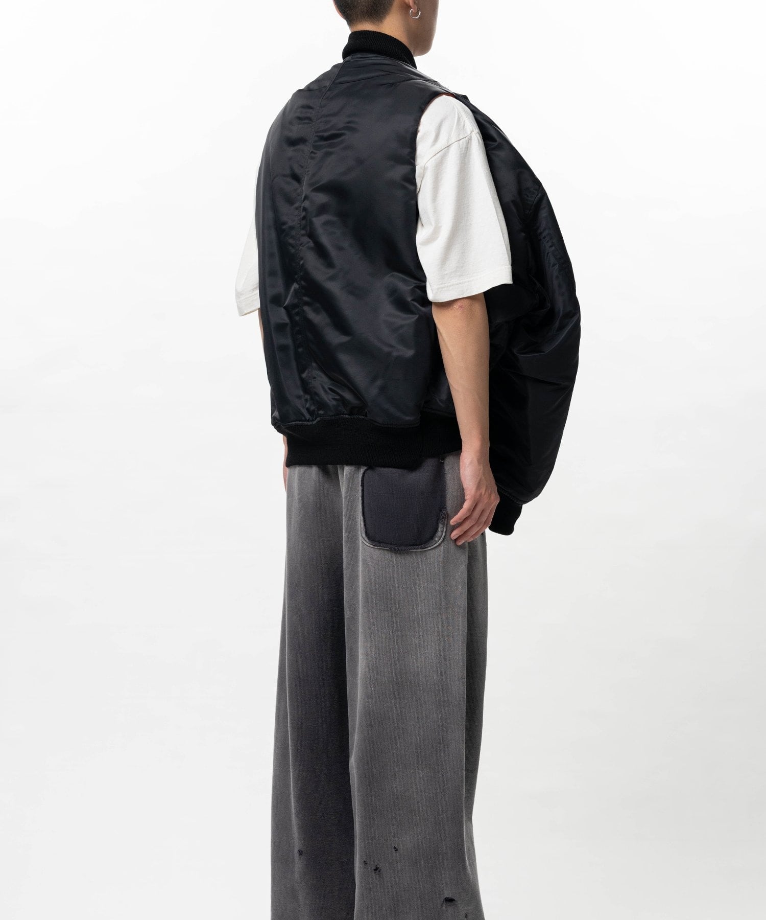 BACK VEST BOMBER JACKET Maison MIHARA YASUHIRO