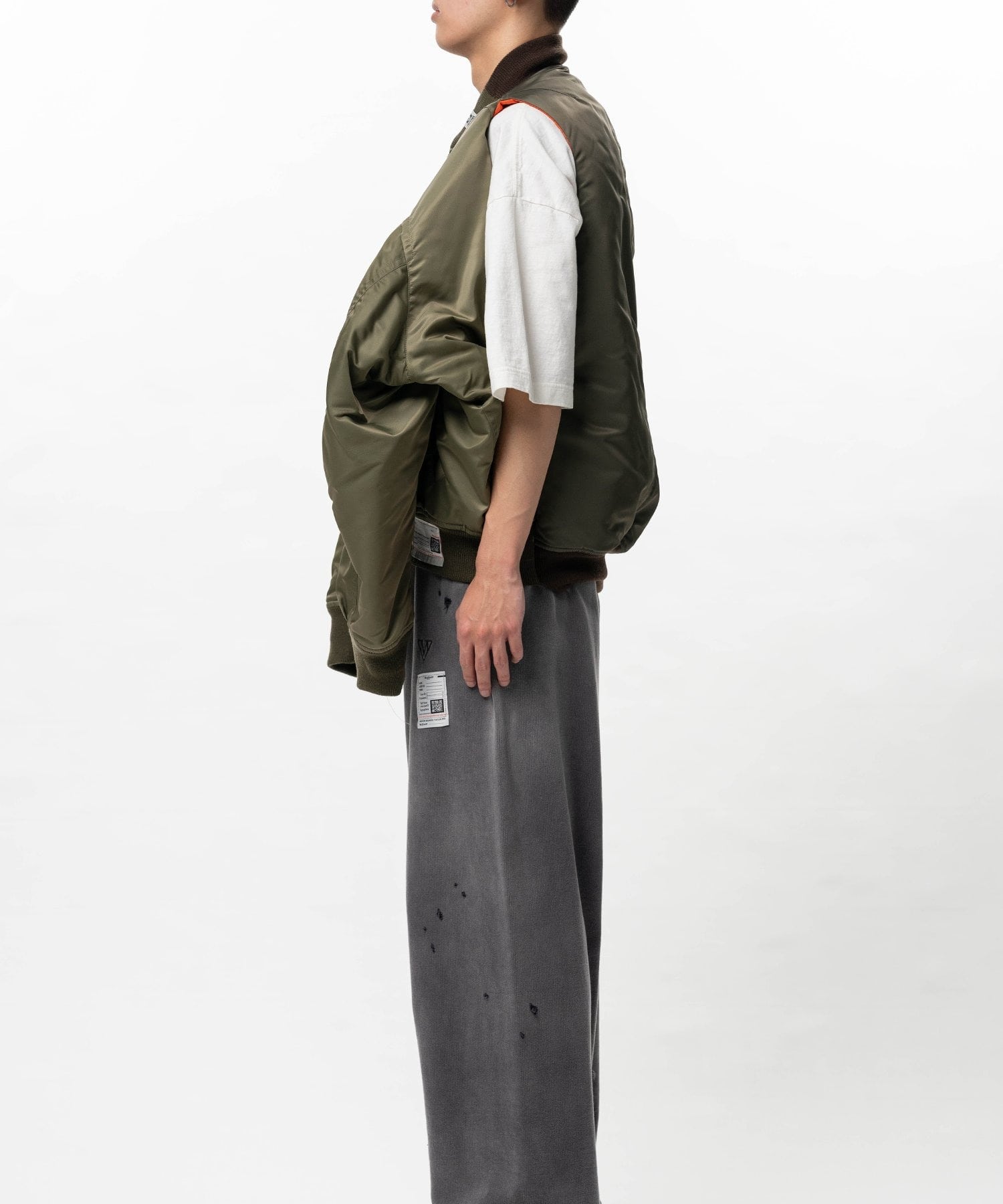 BACK VEST BOMBER JACKET Maison MIHARA YASUHIRO